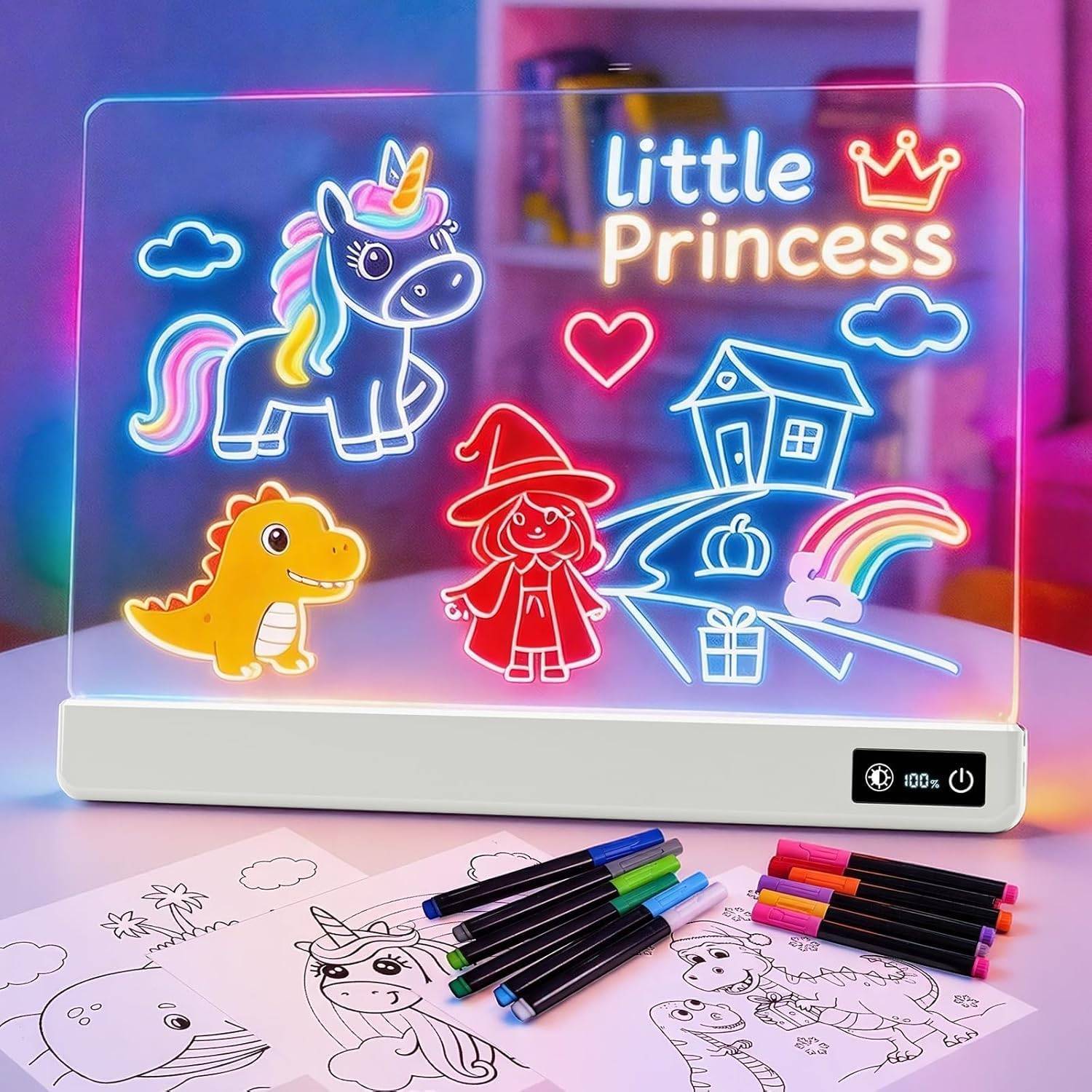 17 Inch Rechargeable LED Drawing Board for Kids