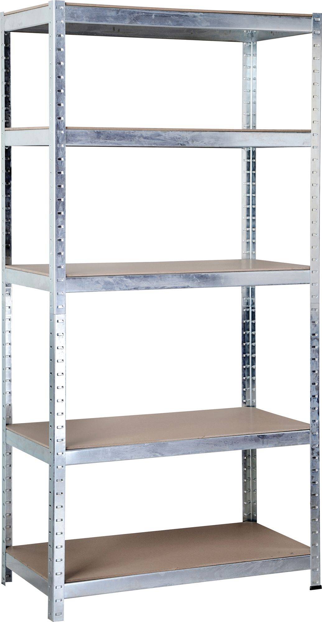 5-Shelf Galvanized Steel Shelving Unit - photo 2