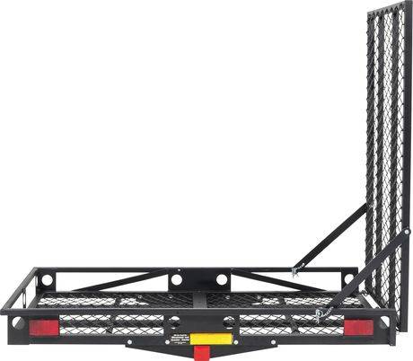 48 x 30 in. 500 lb Steel Hitch-Mount Cargo Carrier