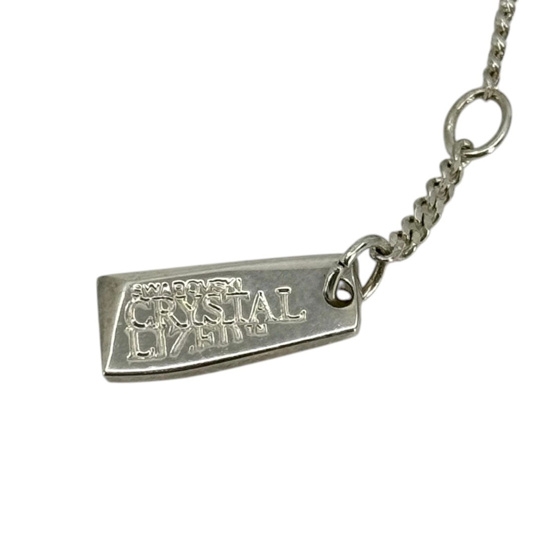 swarovski elements crystal lized silver tone necklace - GM308 - photo 4