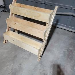 Freestanding Handcrafted 3-Tier Planter