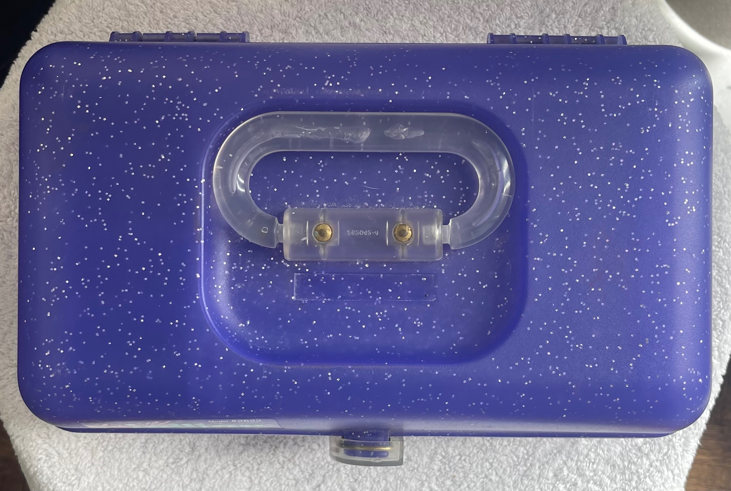 Vintage Y2K Caboodles Purple Jelly Makeup Case (Model 2622) - photo 4