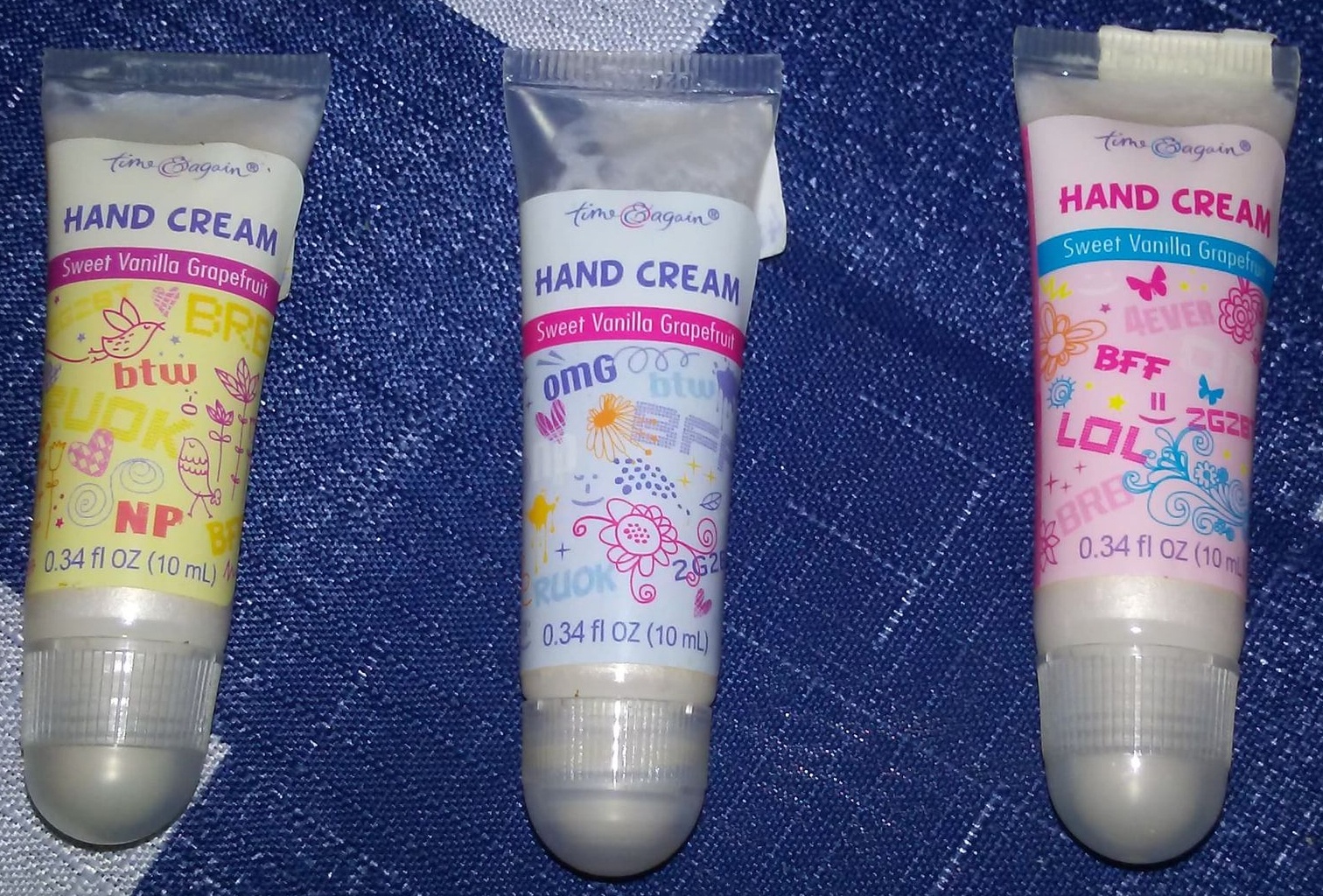 Small Hand Cream Sweet Vanilla Grapefruit 10 ml (New)