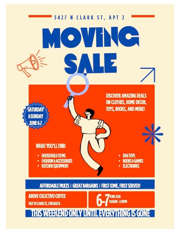 EVERYTHING MUST GO - MOVING SALE
