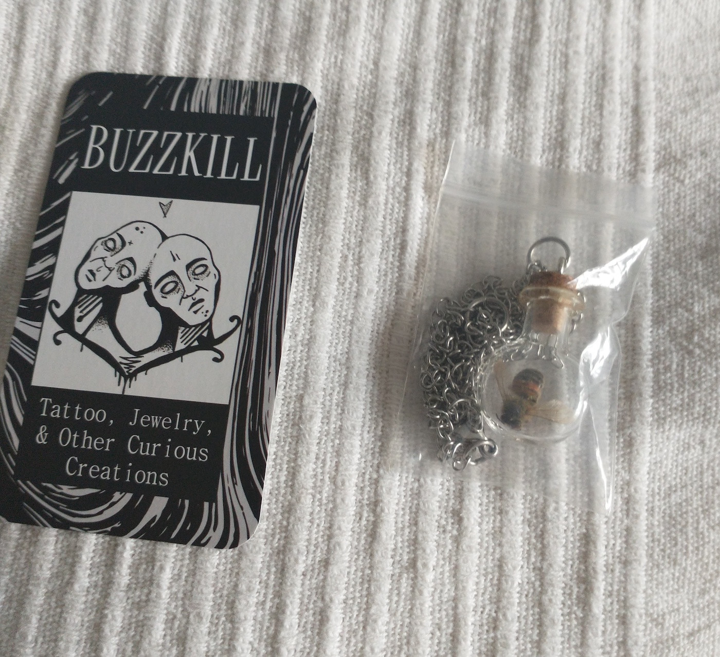Unique Necklace with Pendant and Chain - Unworn