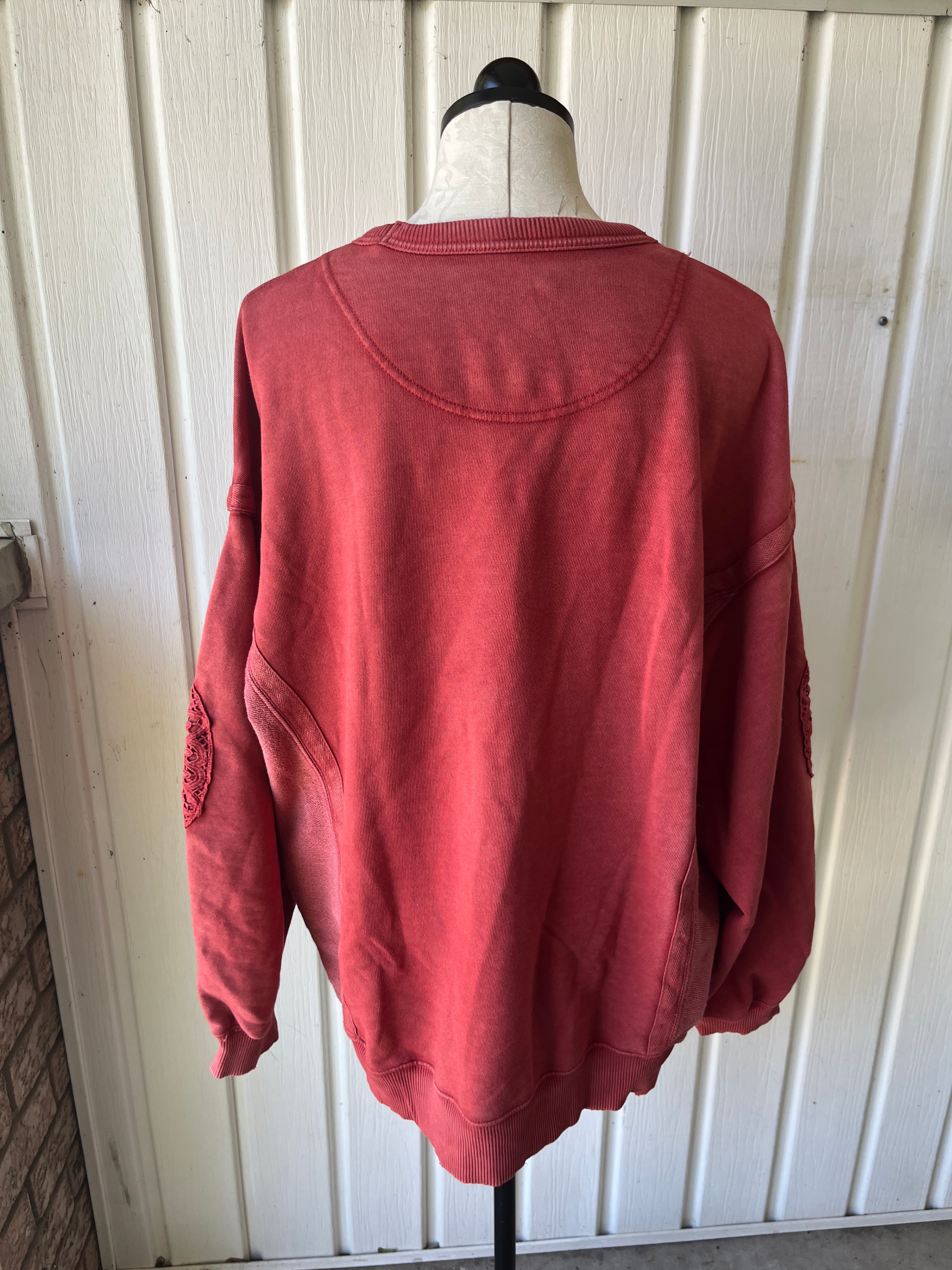Aerie Red Sweatshirt Size M - photo 3