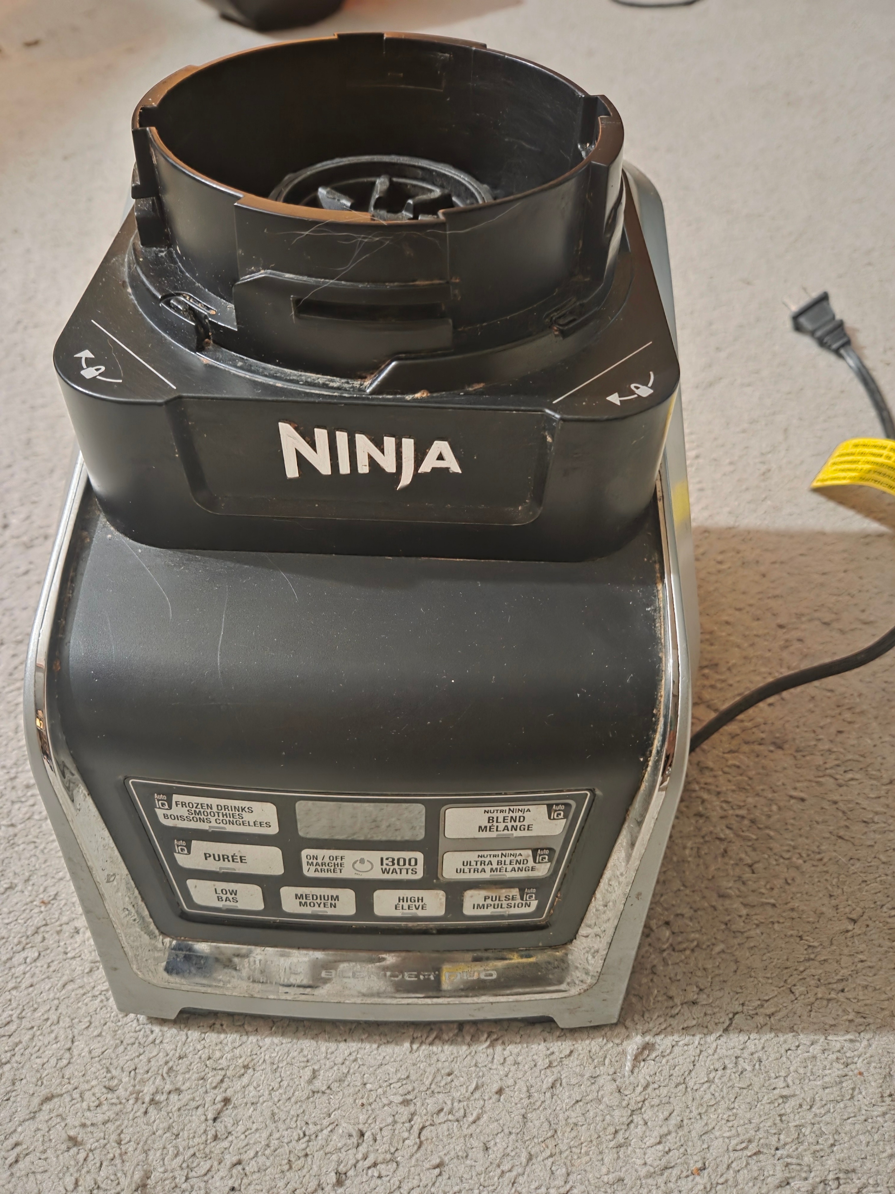 Nutri Ninja Auto-IQ Blender 1300W (Needs Repair)