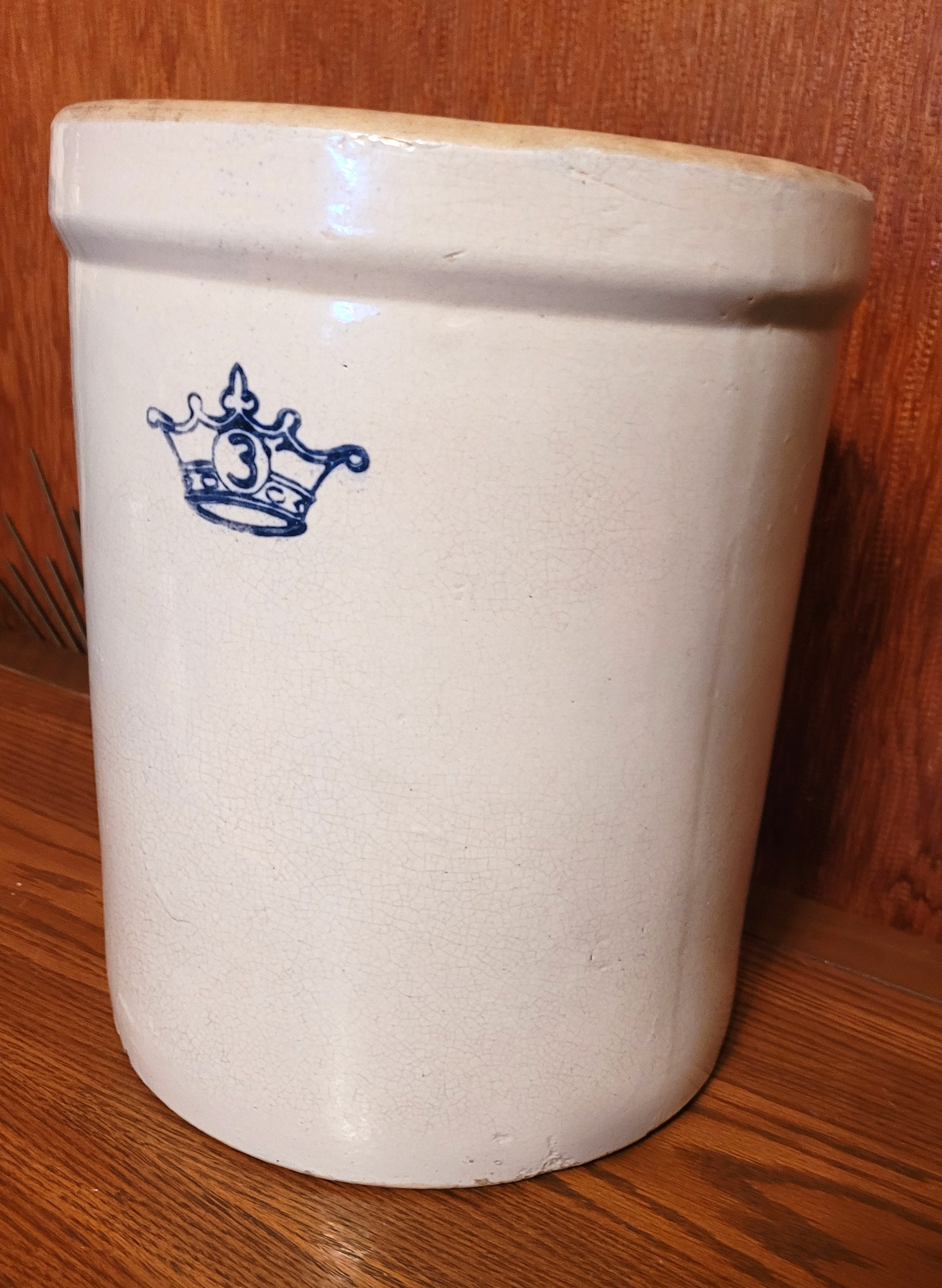 Robinson Ransbottom 3-Gallon Crown Stoneware Crock - Circa 1930s - photo 3