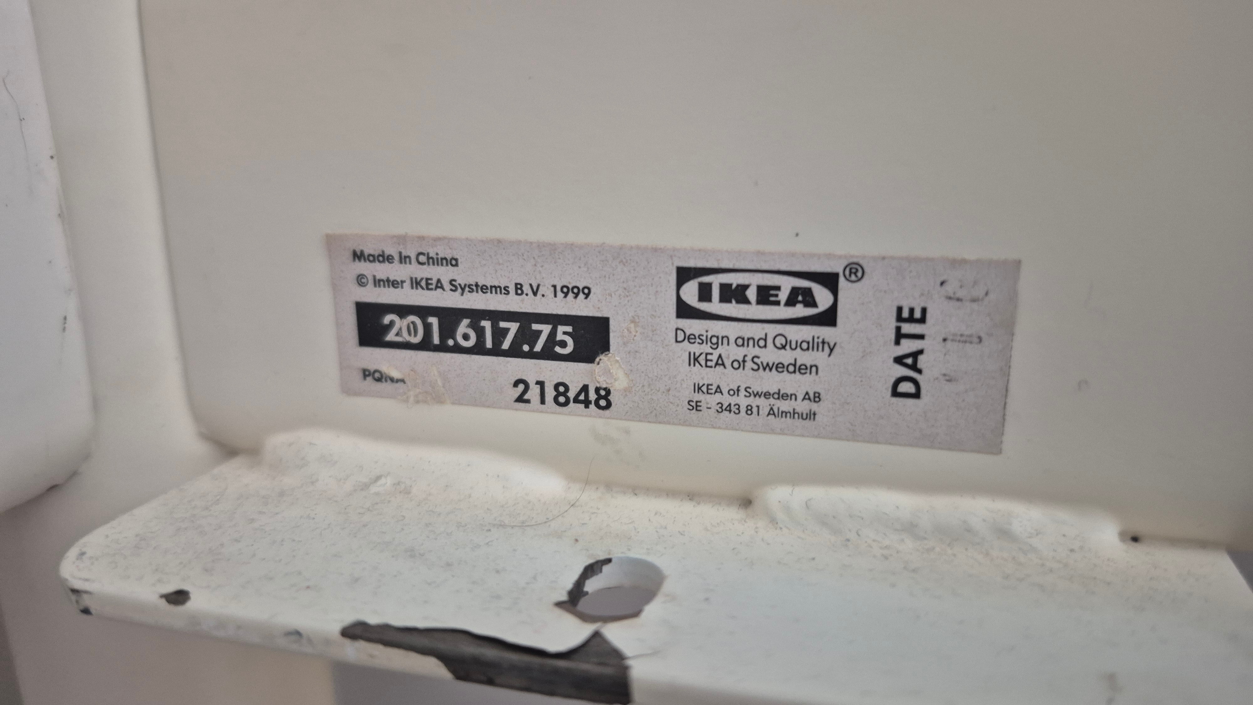 IKEA White Metal Twin Bunk Bed with Mattresses - photo 4