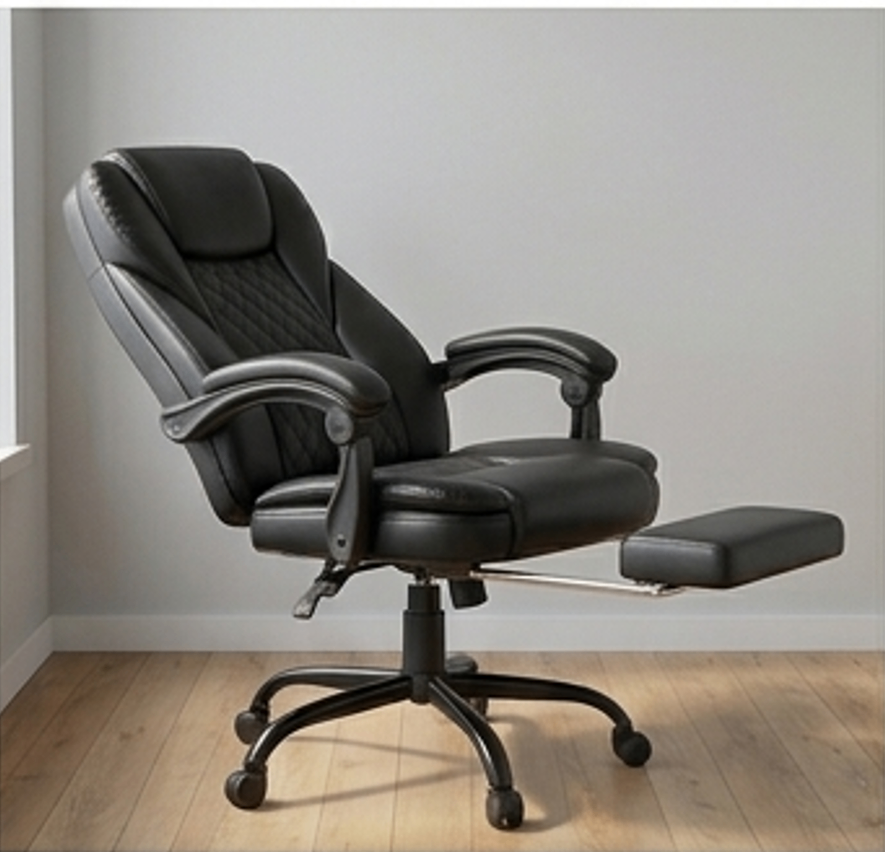 MOVE OUT SALE - office Chair with headrest and footrest - photo 2