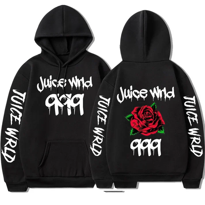 Juice Wrld 999 w/Rose on Back