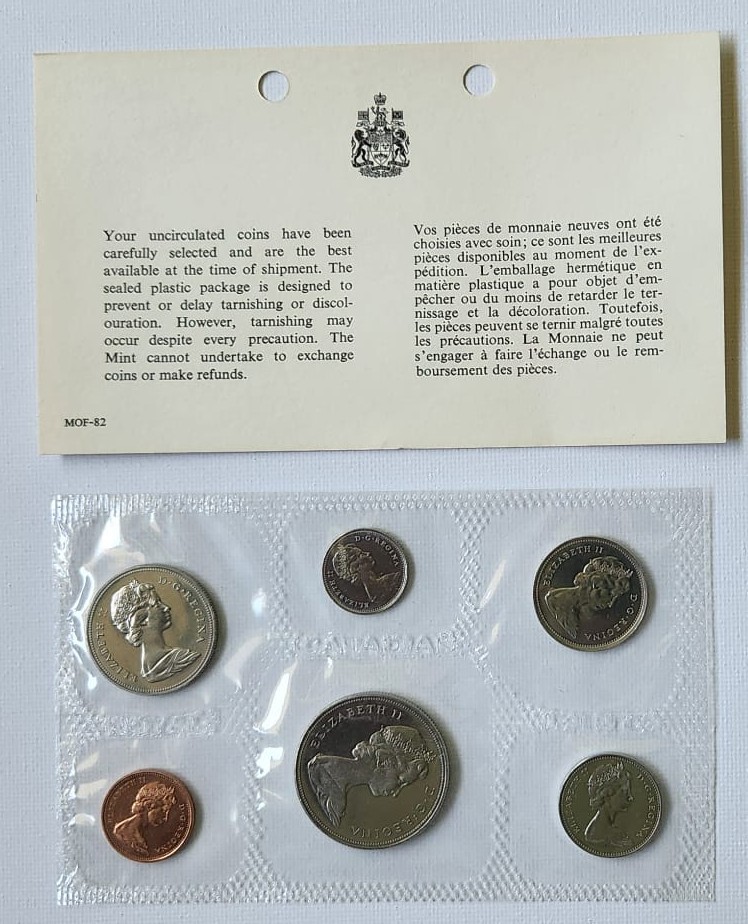 1969 Royal Canadian Mint Uncirculated Coin Set —  Sealed Package - photo 2