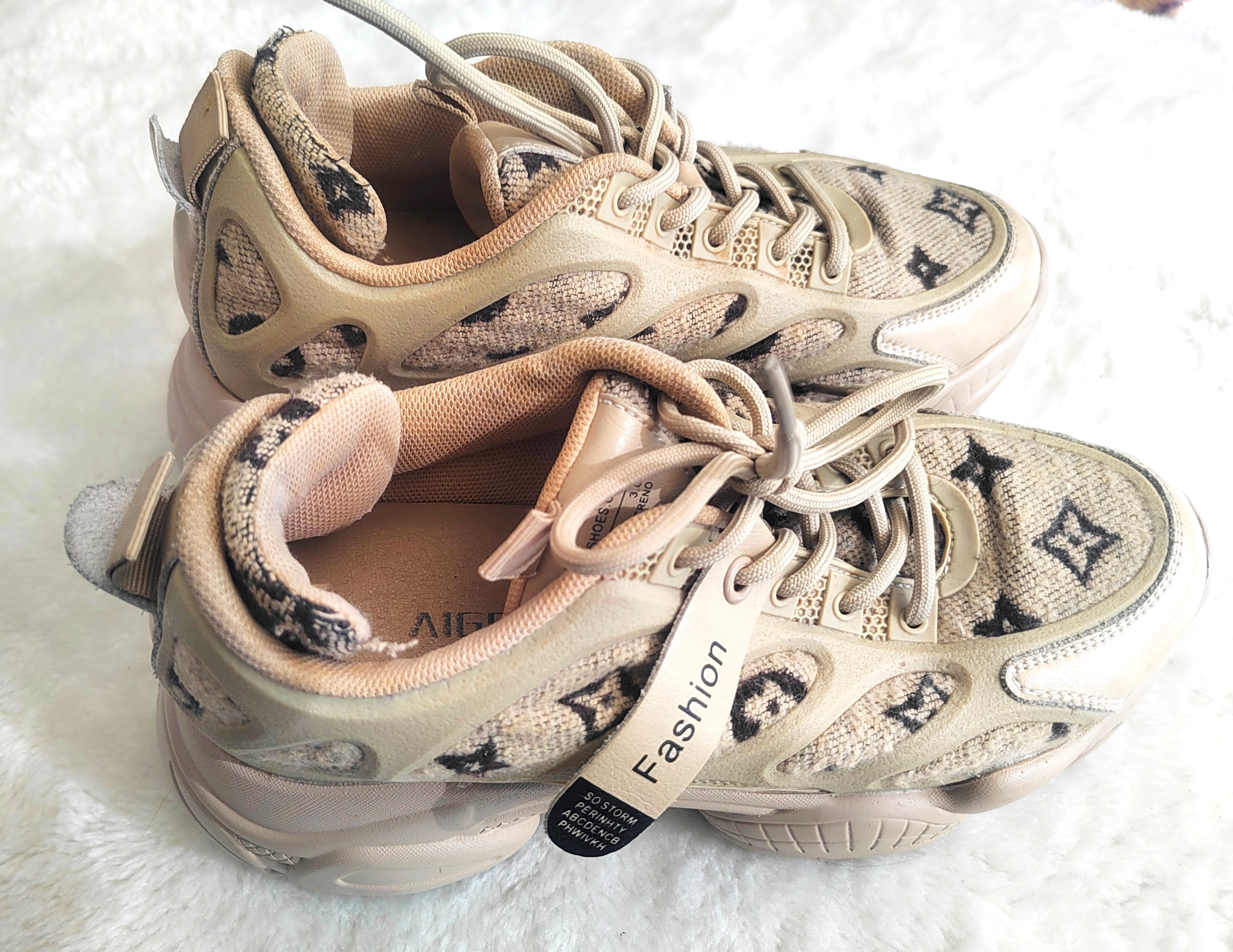 Beige "Fashion" Sneakers