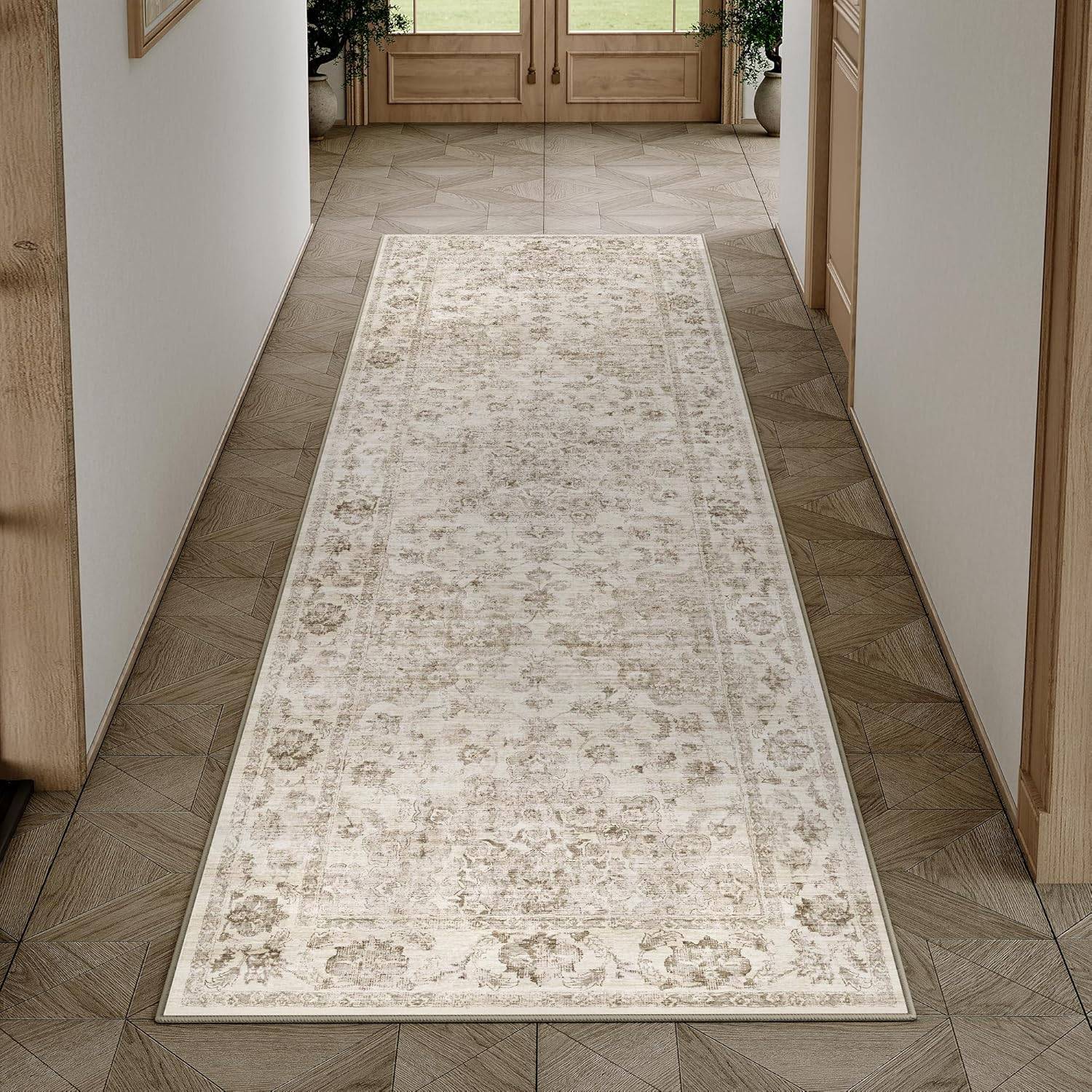 2'x6' Washable Runner Rug