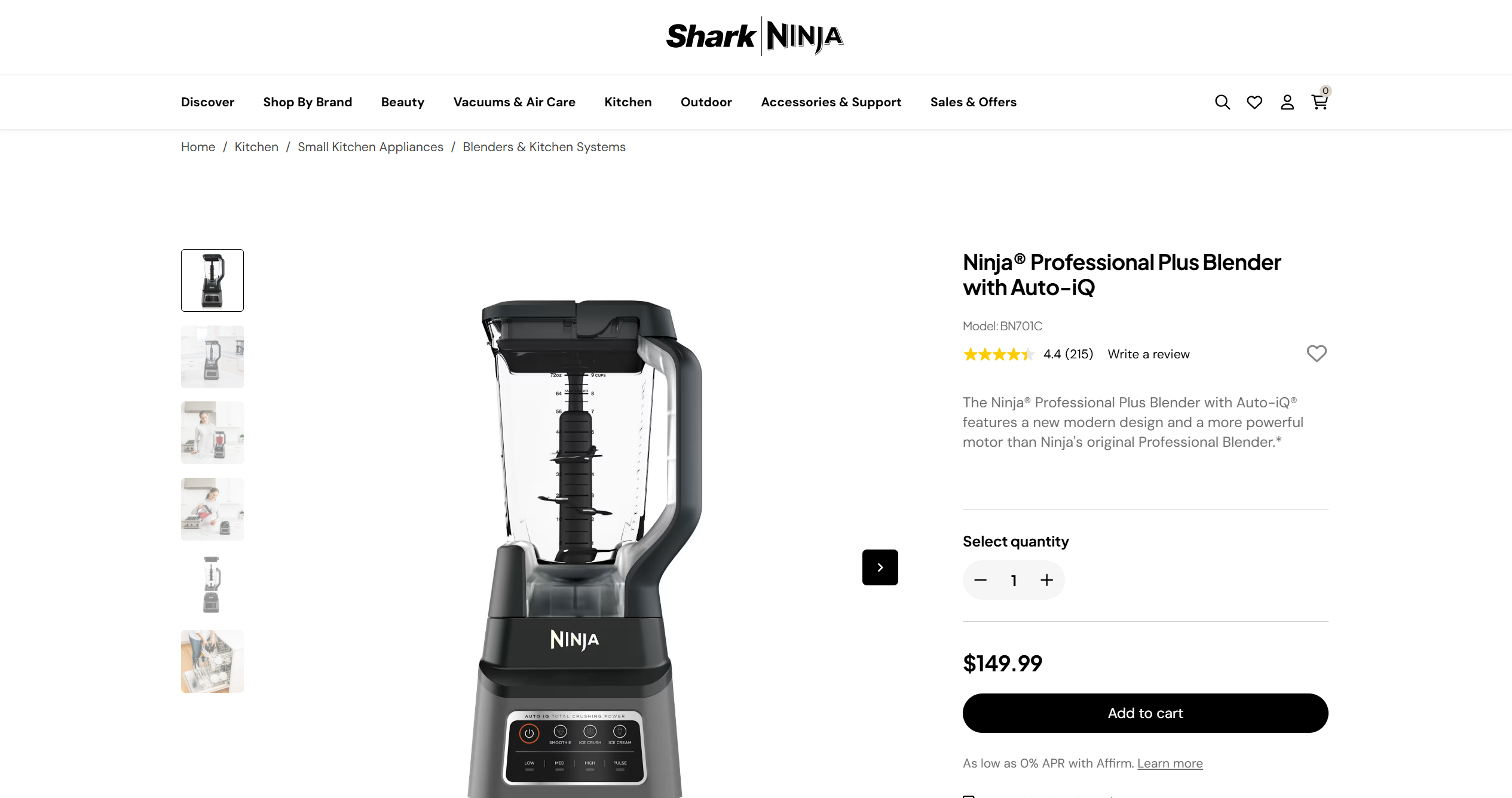 Ninja Professional Plus Blender with Auto-iQ ($100) - photo 3