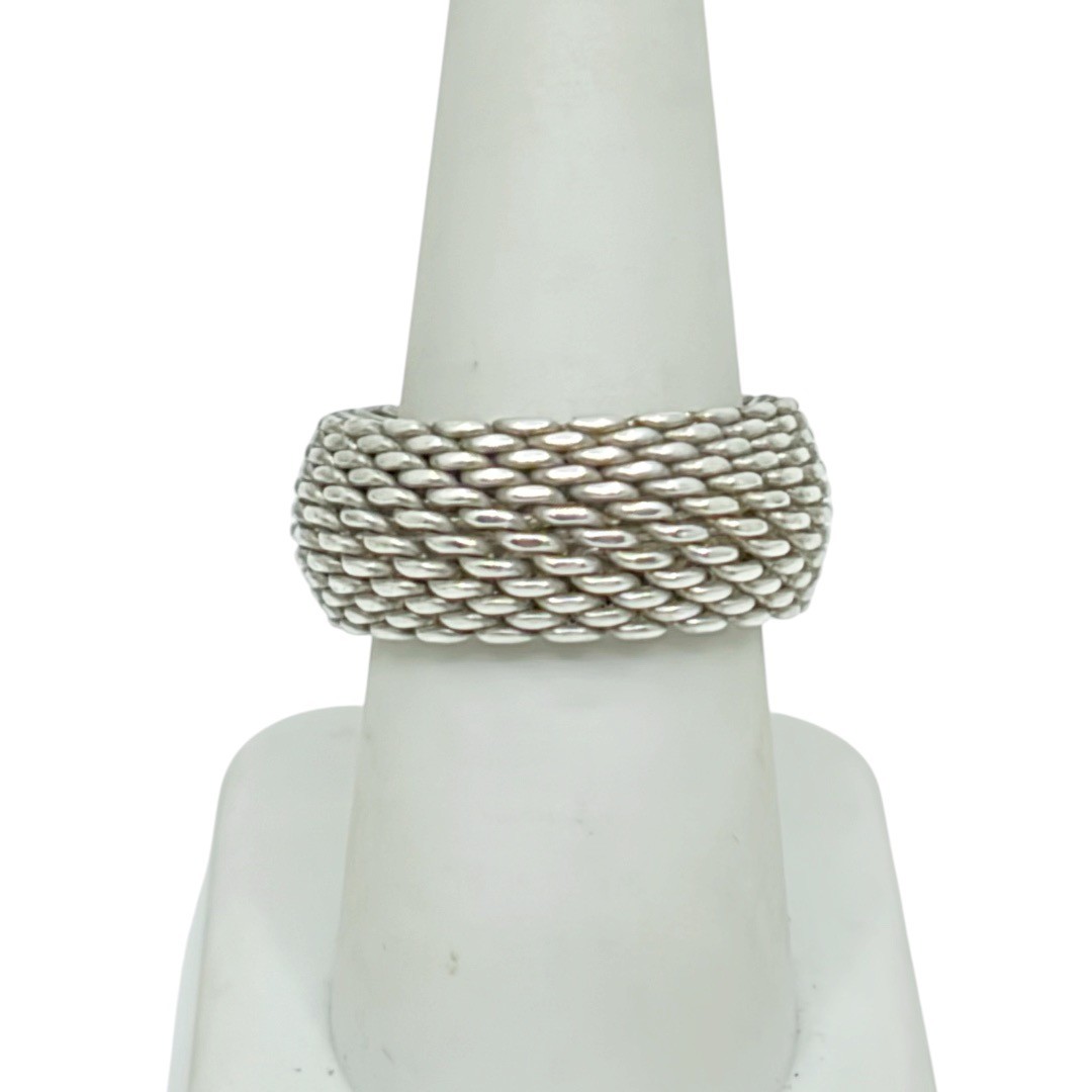 Tiffany & Co sterling silver somerset ring - GM1203