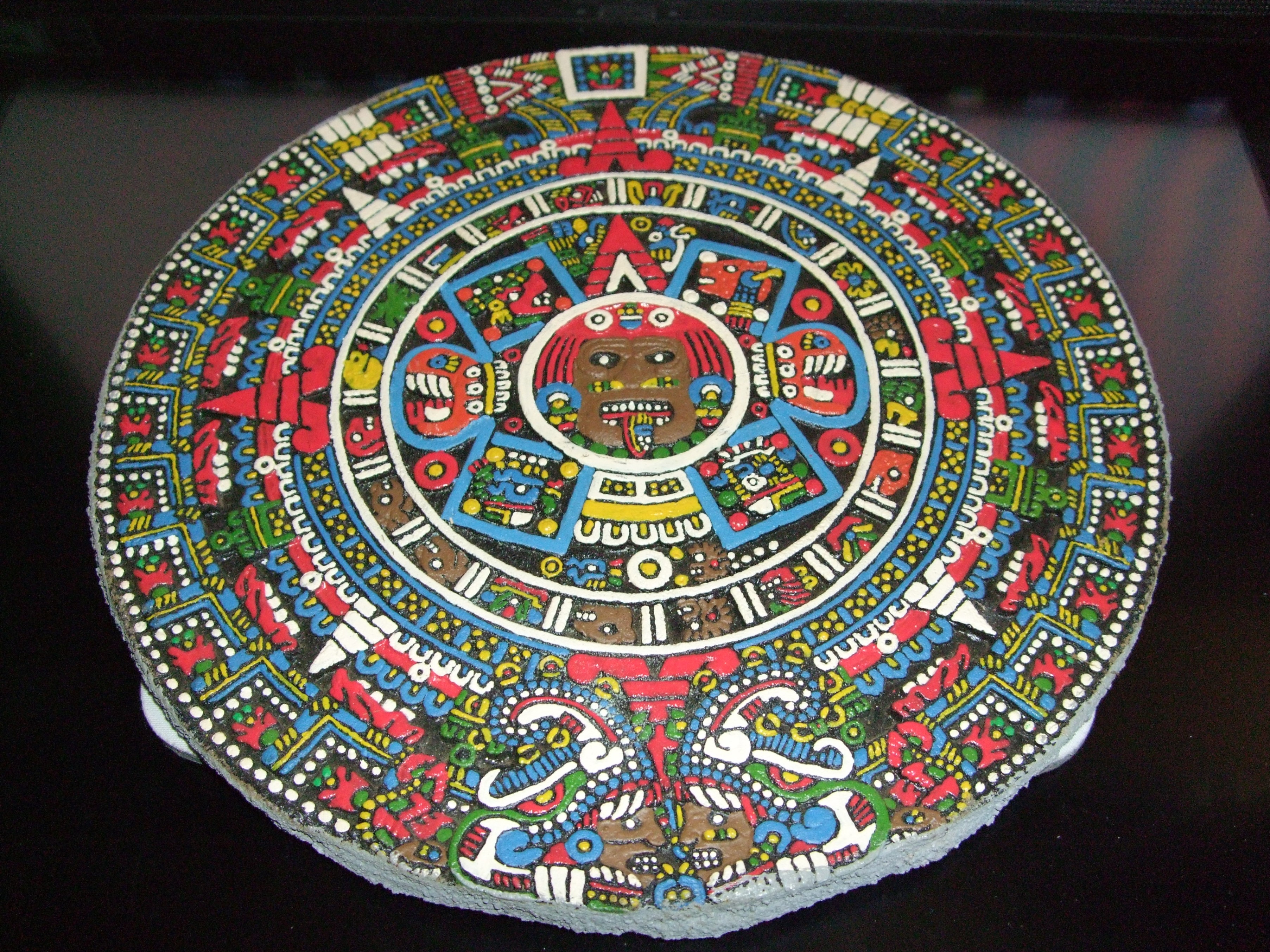 Decorative Aztec Sun Stone Calendar - photo 2
