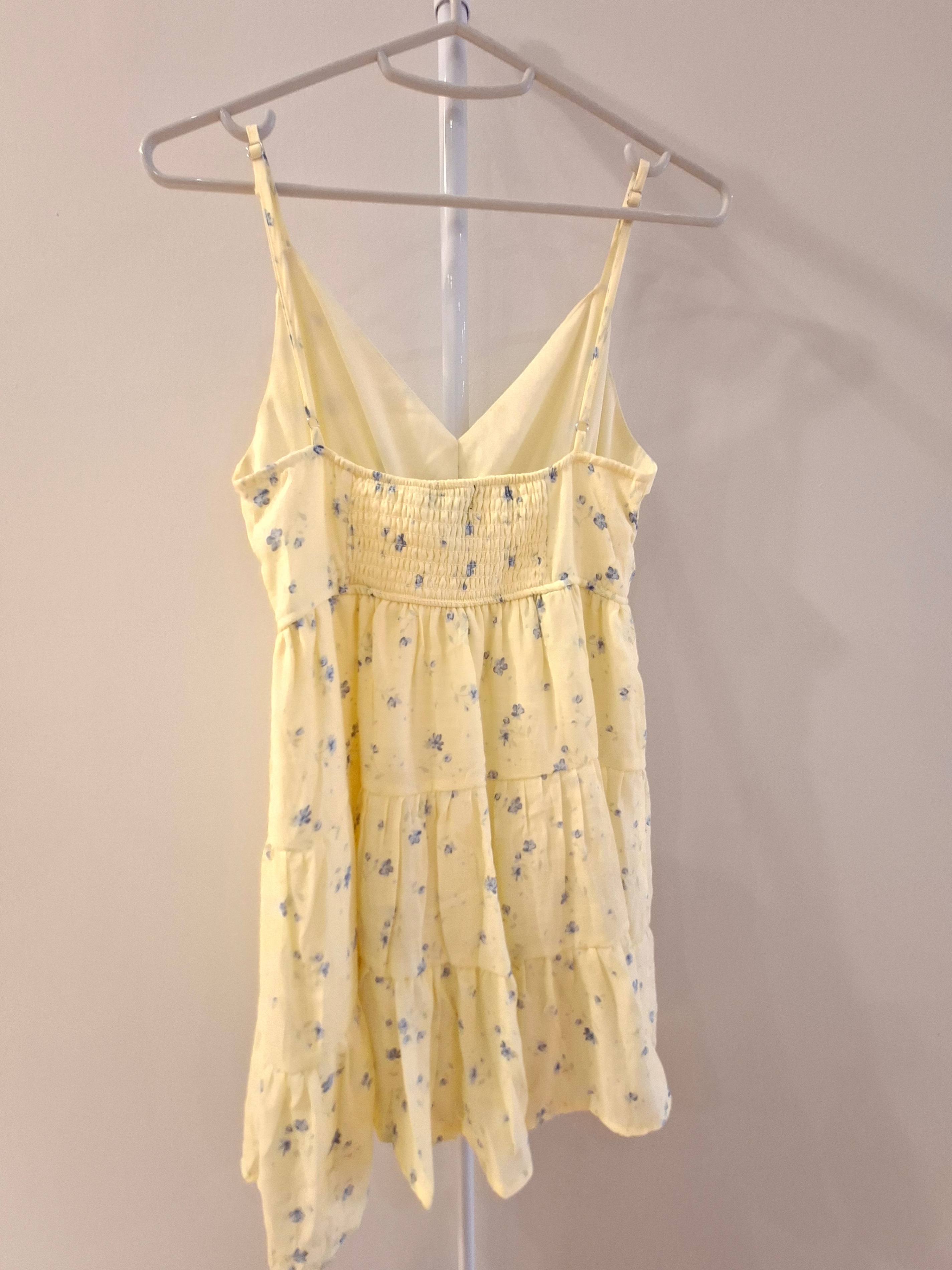 Yellow floral tiered dress - photo 2