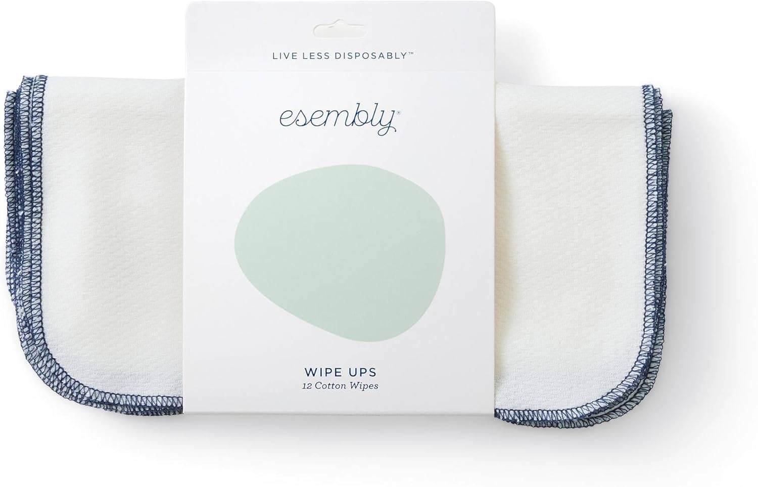 Esembly Organic Cotton Reusable Baby Wipes - 12 Pack