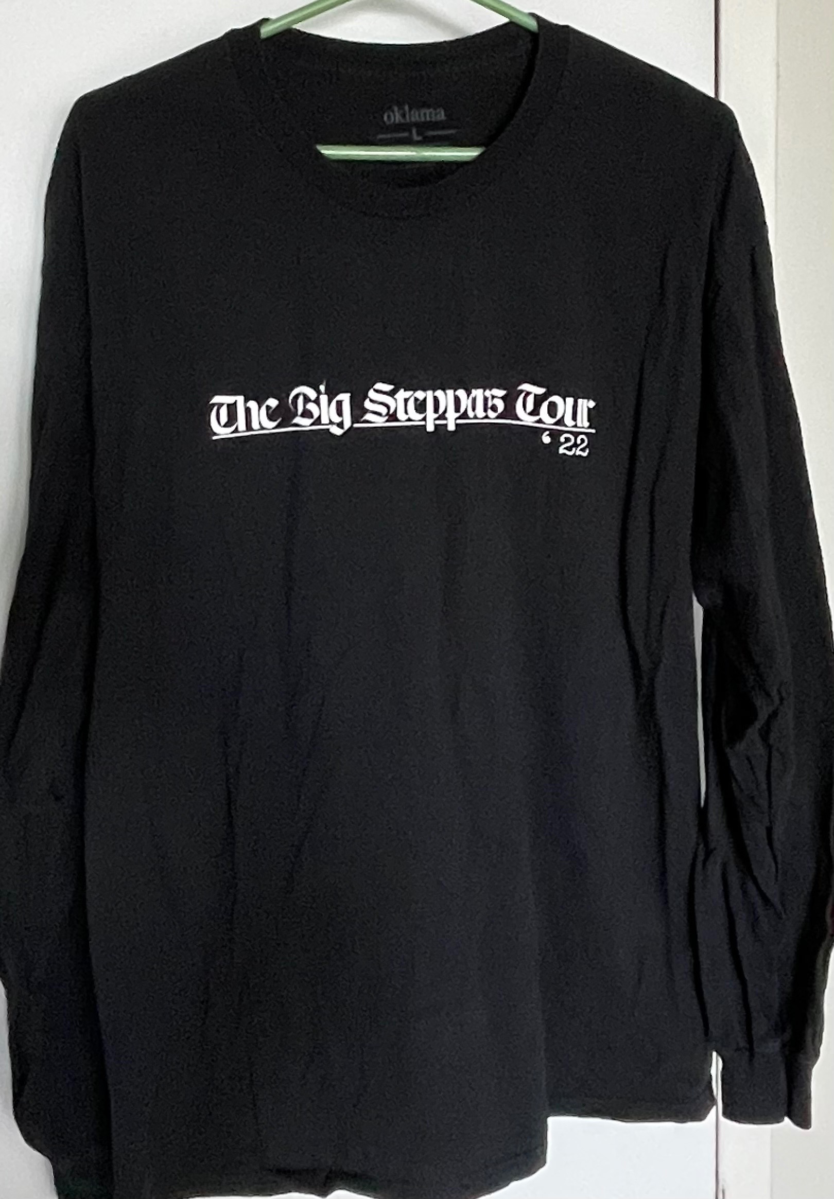 Kendrick Lamar Big Steppers Tour Long Sleeve Black - (Size L) - photo 4