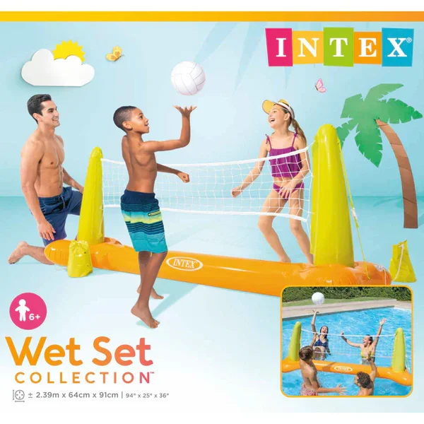 New Intex Inflatable Pool Vollehyball Set