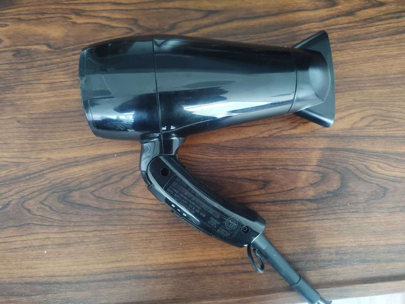 Black Travel Hair Dryer