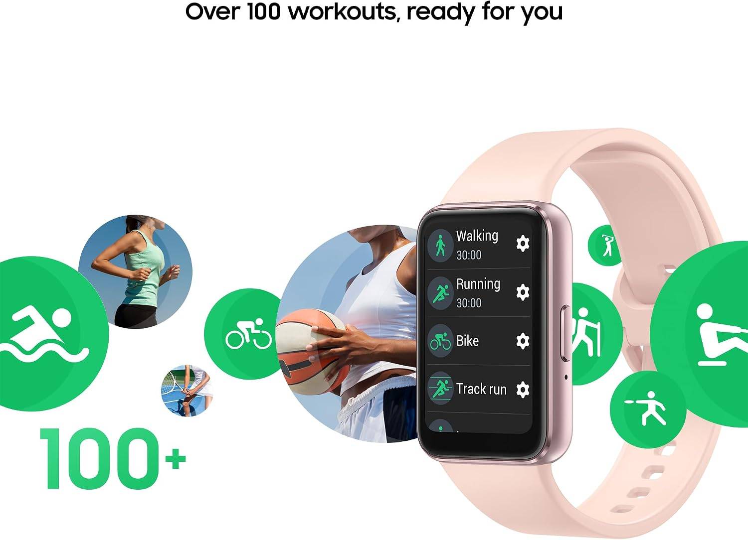 Samsung Galaxy Fit3 Smart Fitness Tracker  Pink Gold New Sealed - photo 4