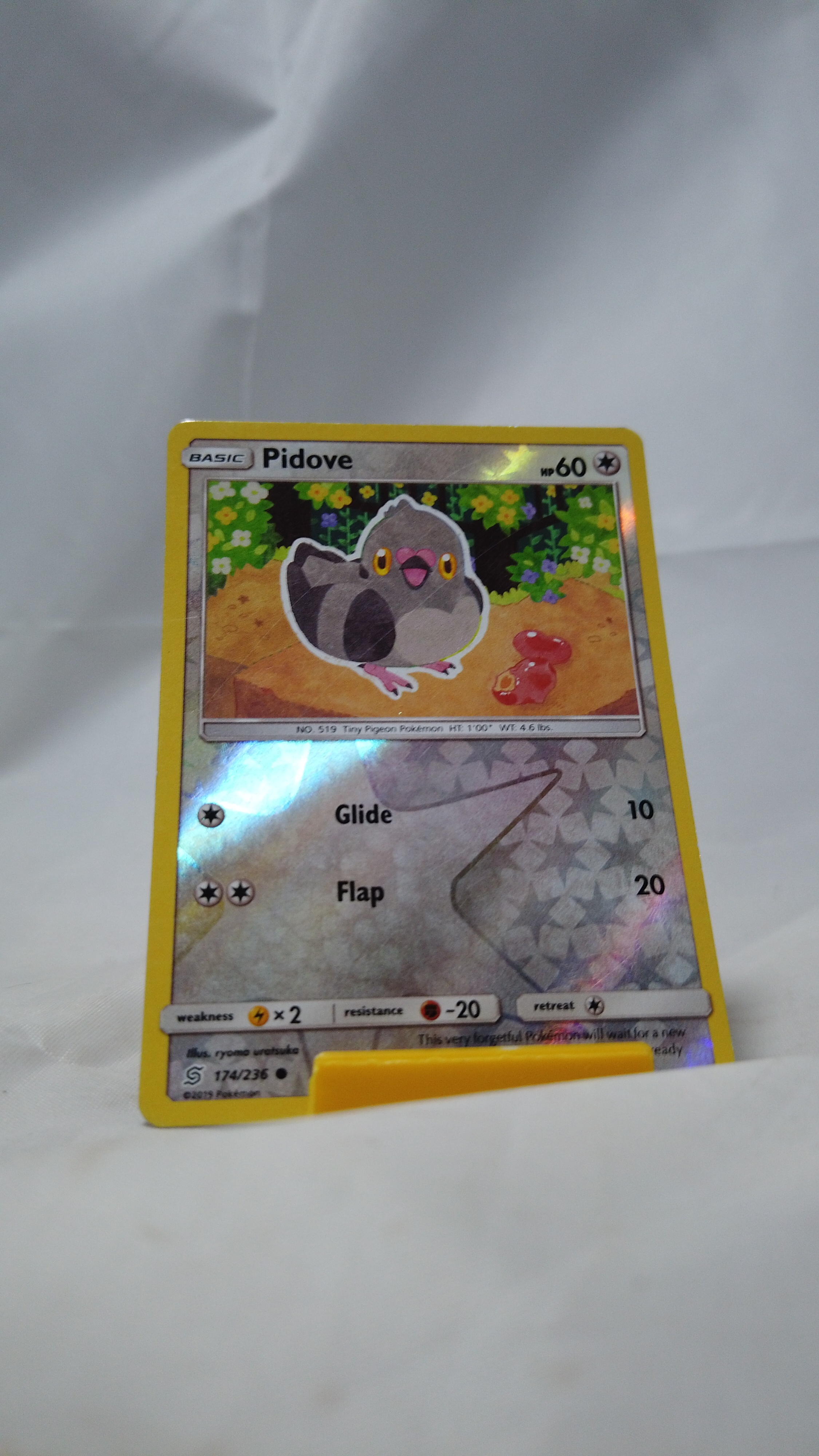 Pokemon Pidove 174/236 Unified Minds Card Common Reverse Holo P