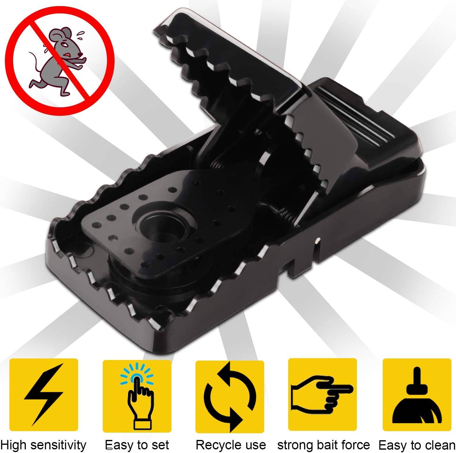 Mouse Traps 8 Pack - Humane Instant Catch Reusable IndoorOutdoor - photo 4