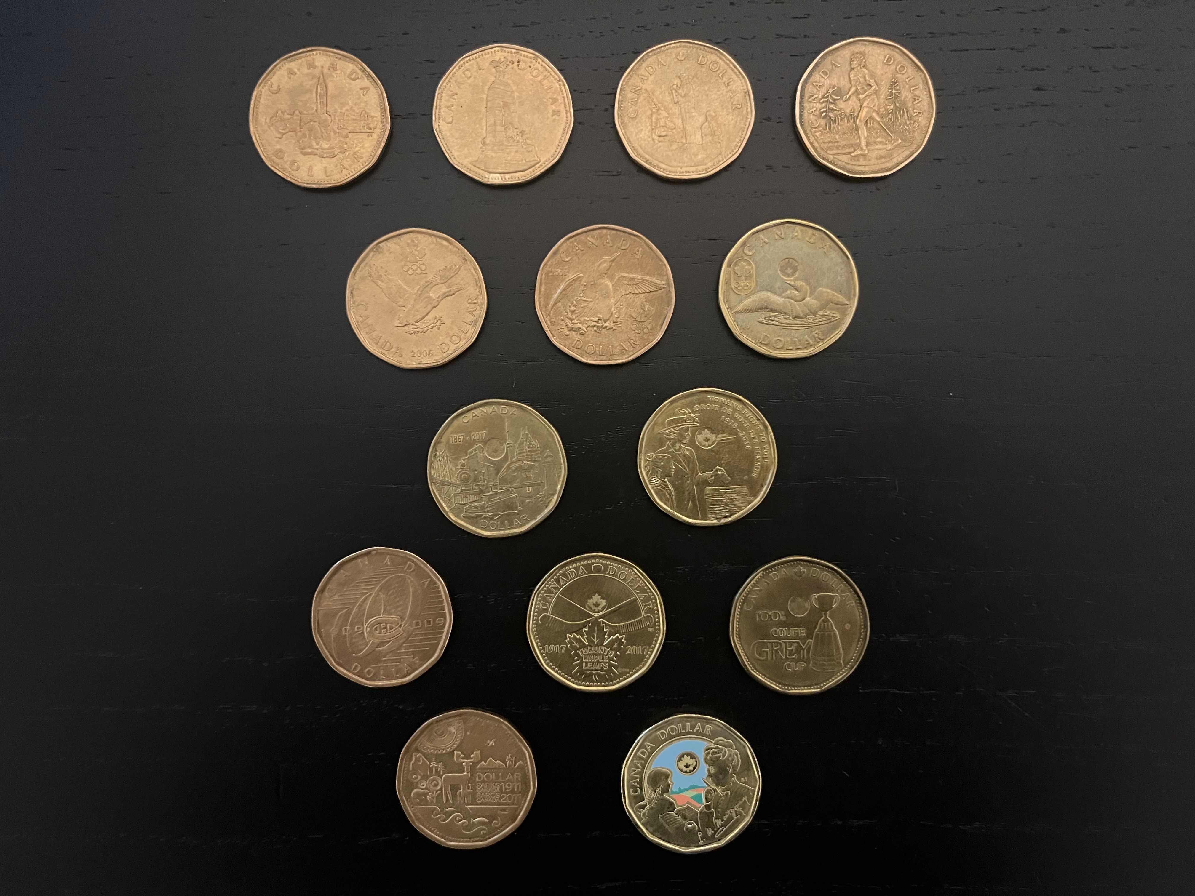 Commemorative Loonie Coins