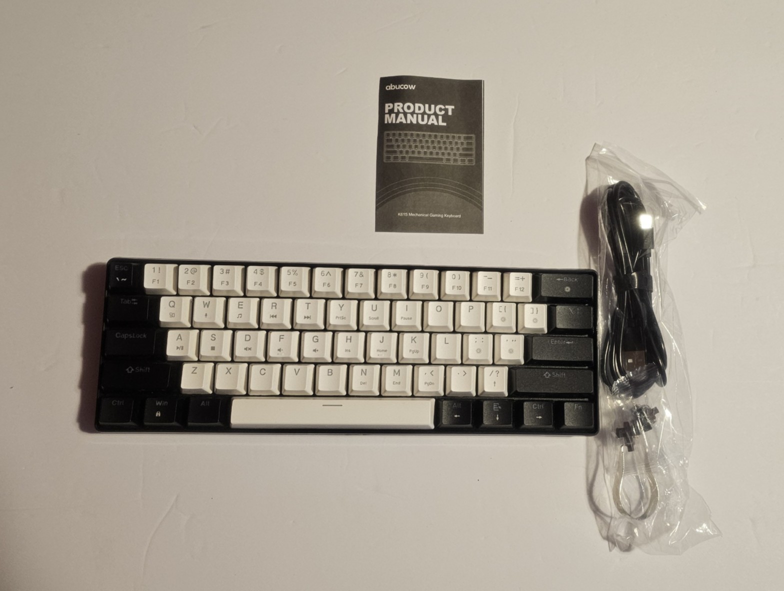 NEW Abucow K61 60% Wired Mechanical Backlit Gaming Keyboard - photo 5