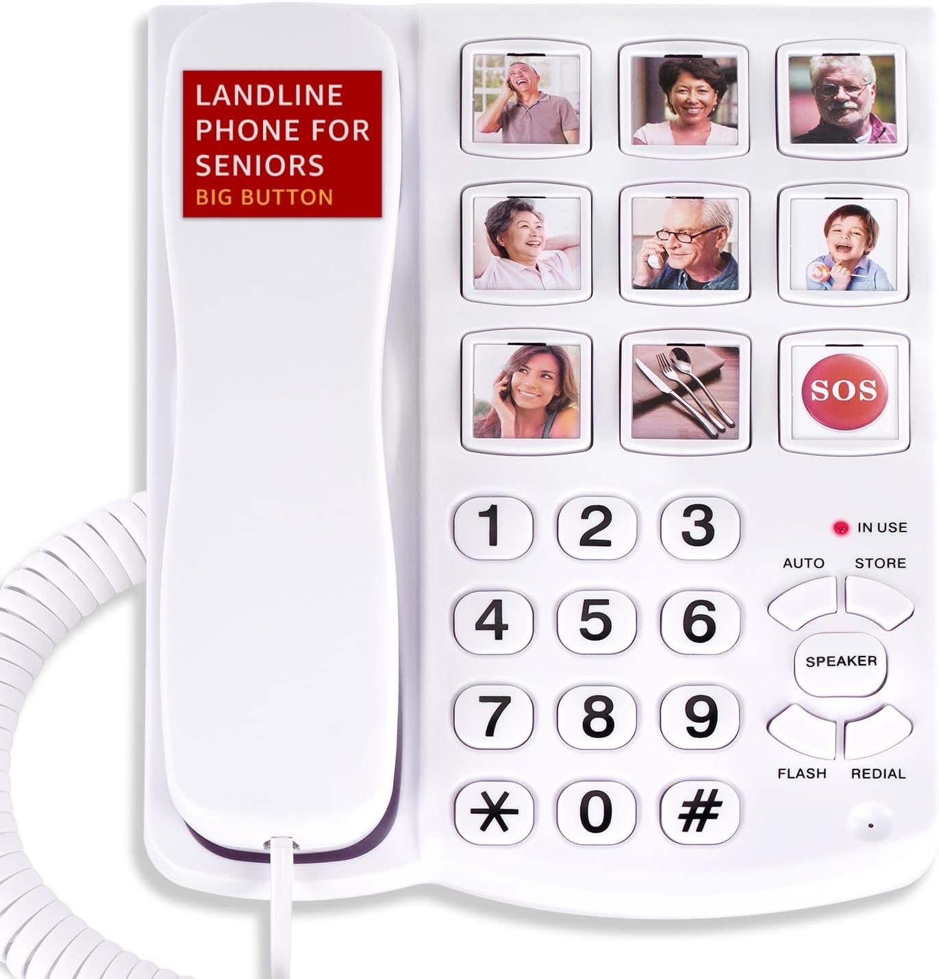 Big Button Landline Phone for Seniors