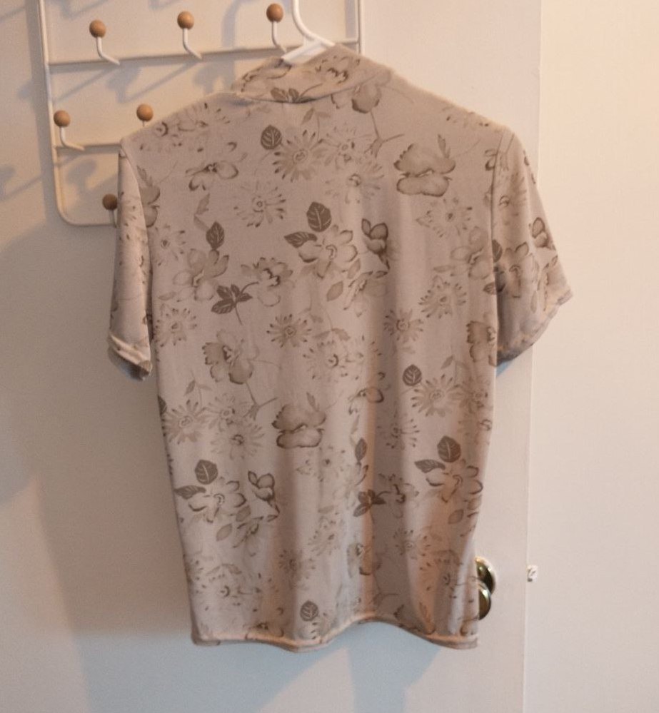 Beige Floral Shirt - Vintage - photo 3