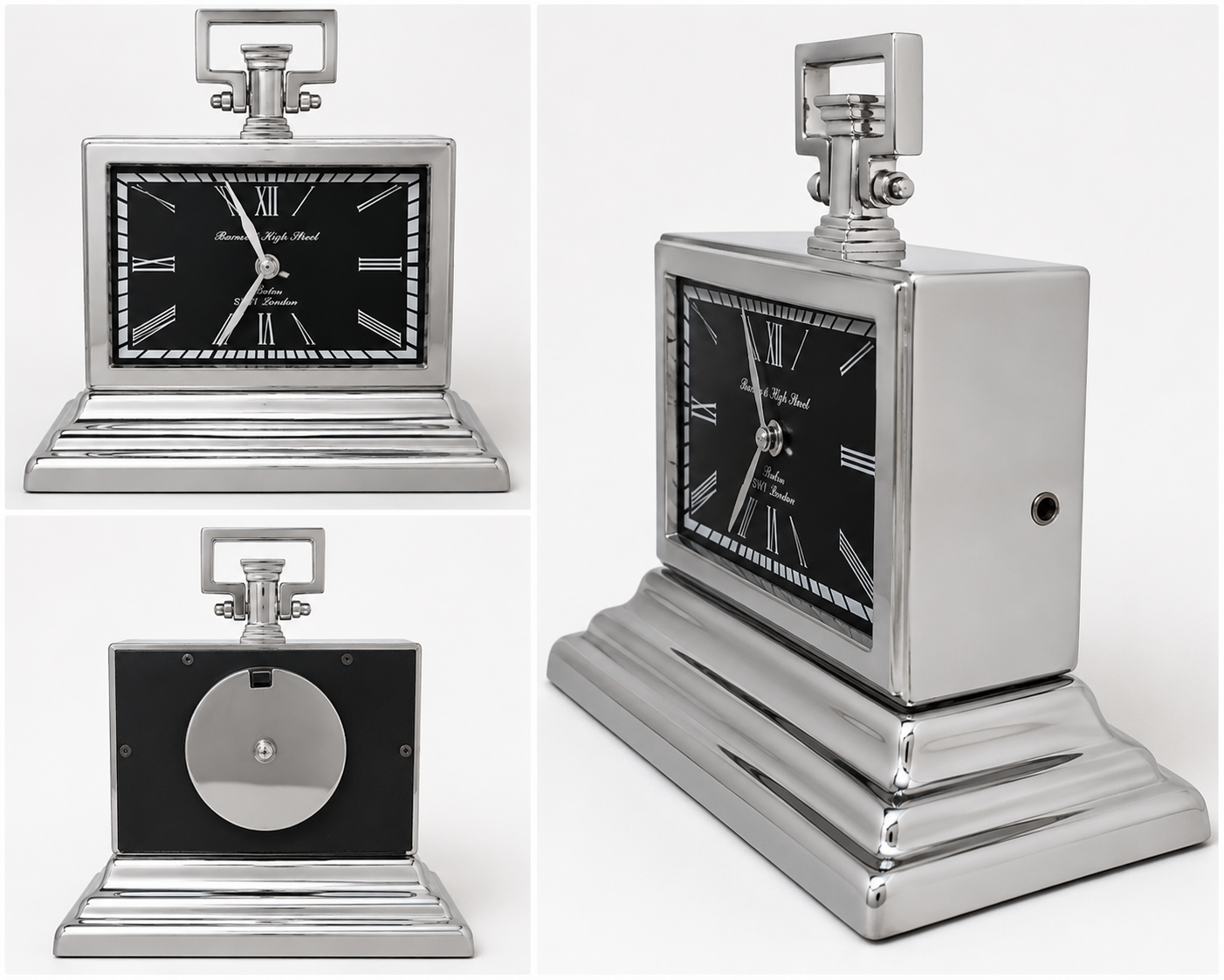 Barnes High Street London Art Deco Desk Clock - photo 3