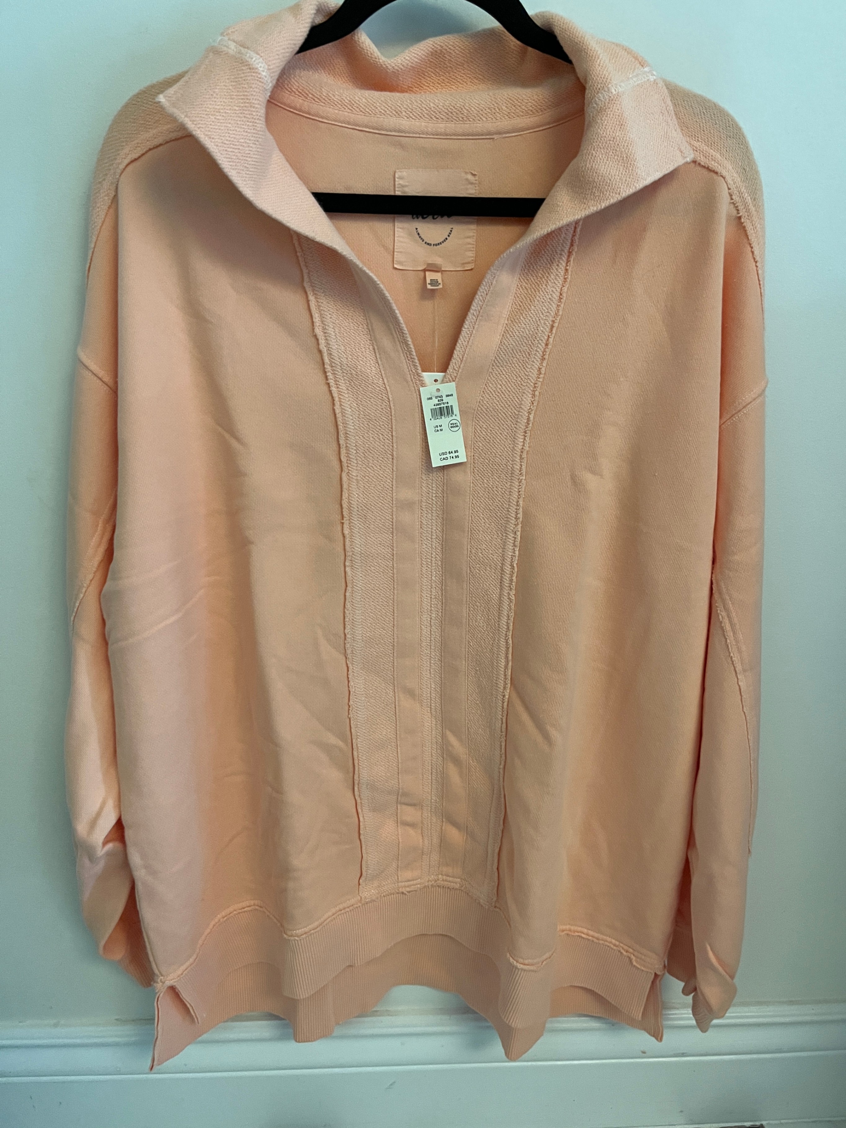 Aerie Oversized Sweatshirt - Peach - Medium