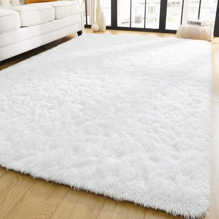 BRAND NEW White 8x10 Shaggy Rug - photo 2