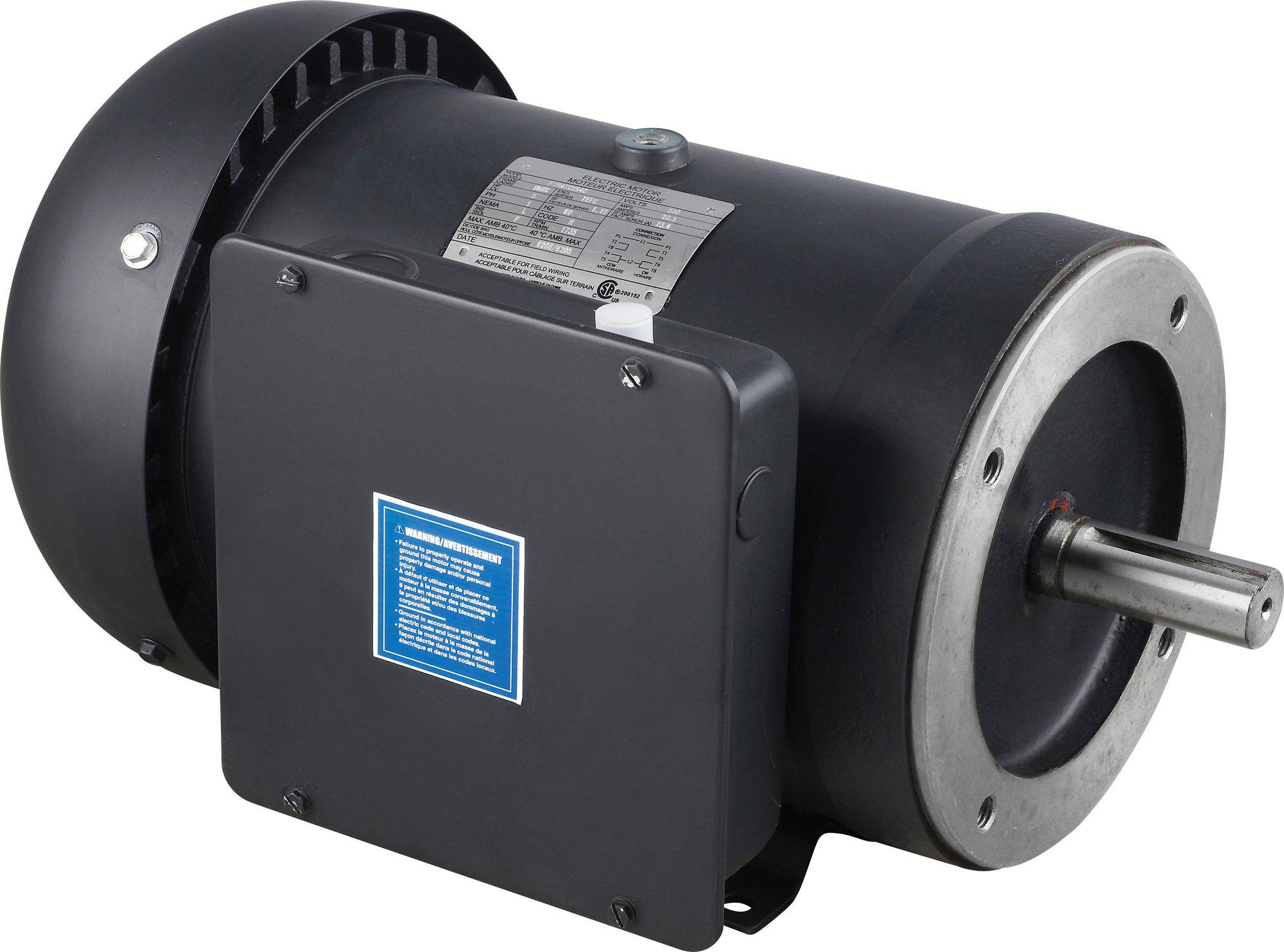 5 HP Totally Enclosed Fan-Cooled Electric Motor