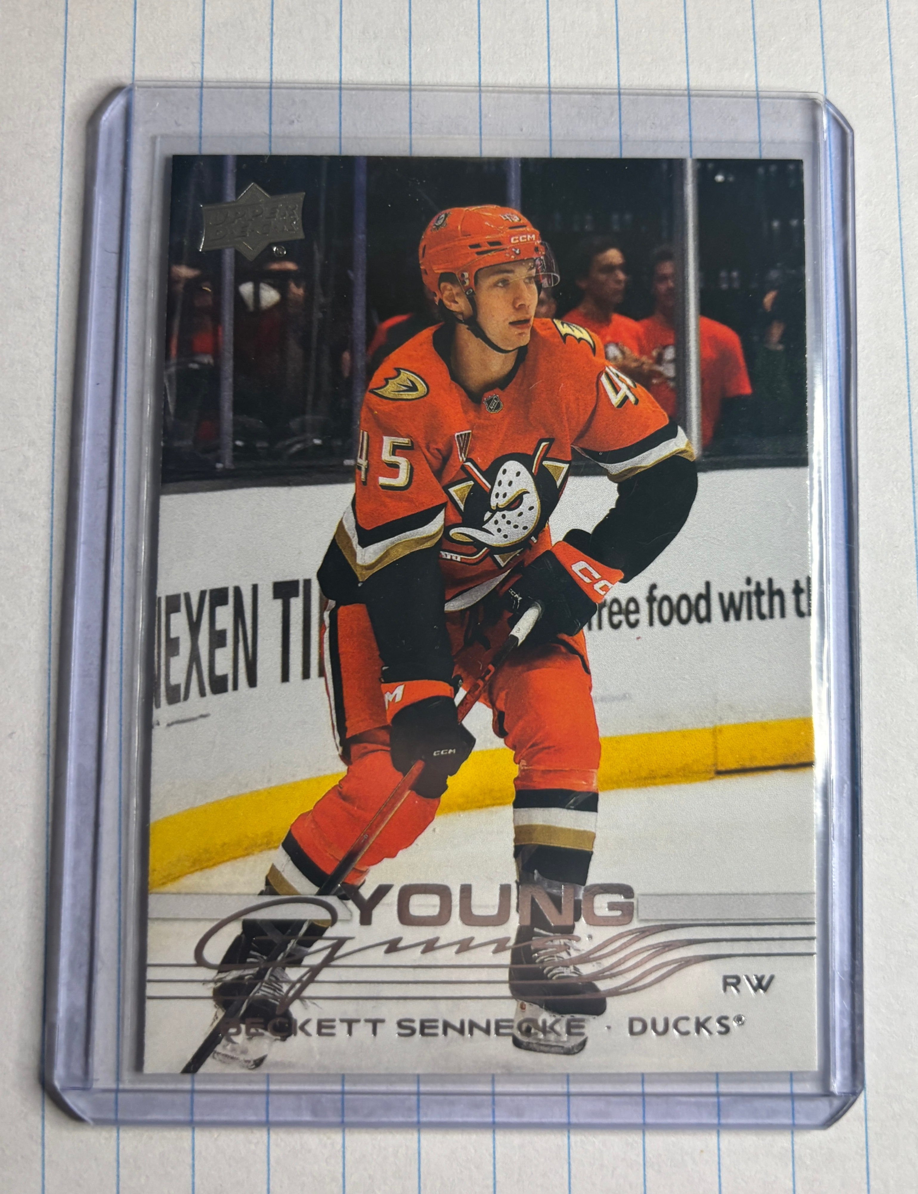 Beckett Sennecke Young Guns #701 Rookie Card