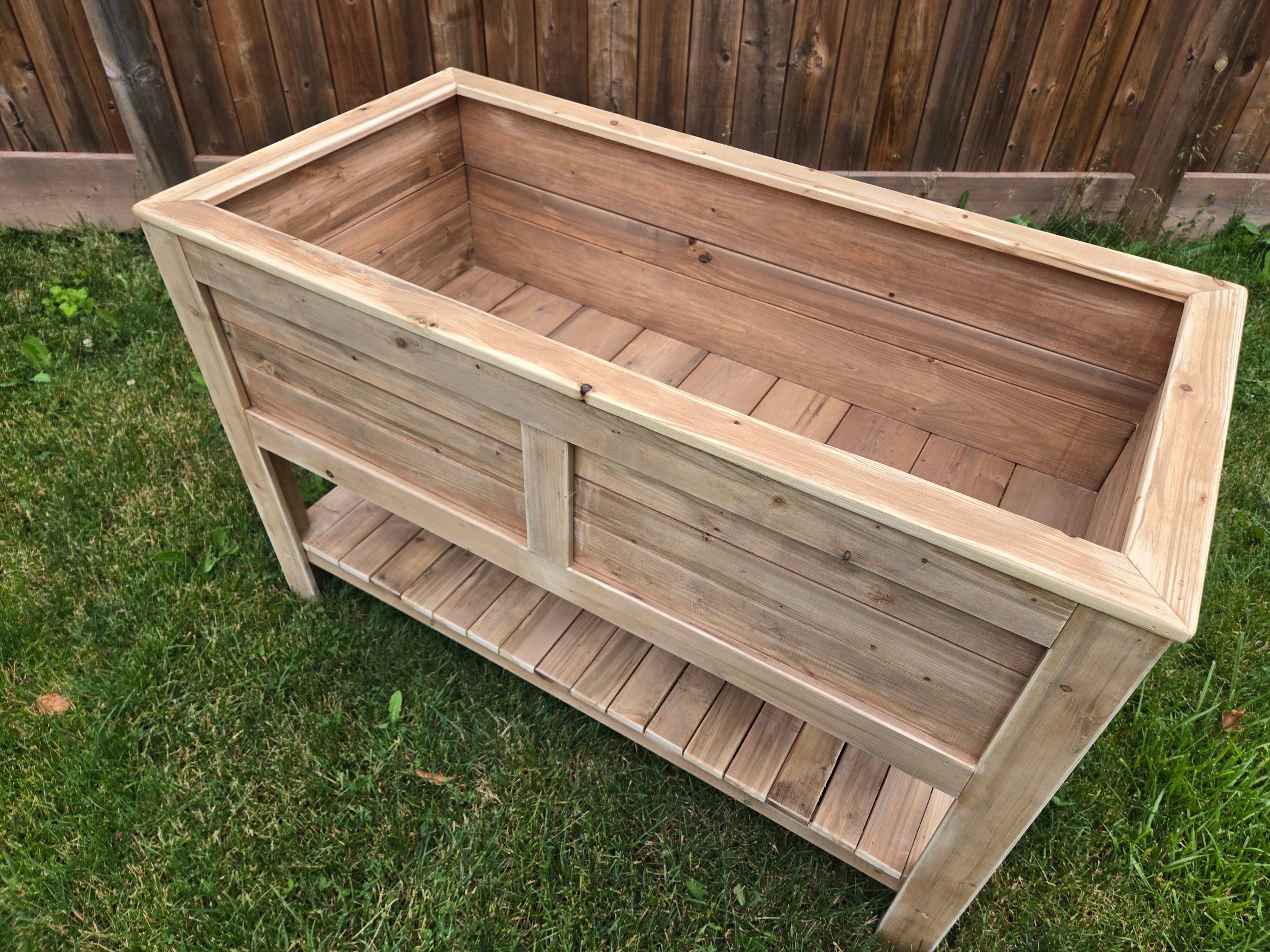 Custom Hand-Made Cedar Raised Garden Bed (Free Local Delivery) - photo 5