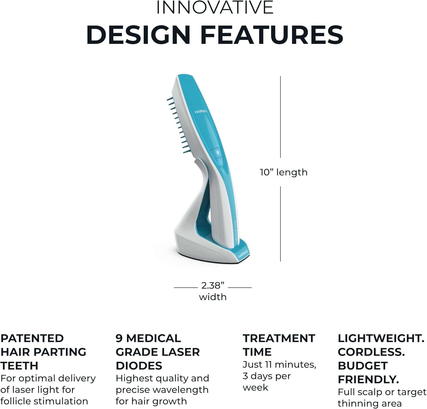 Hairmax Laser Hair Growth Comb Ultima 9 Classic - photo 2