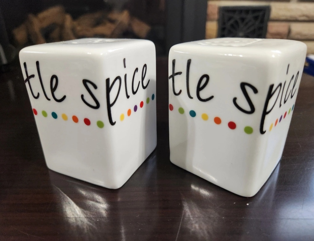 Fitz and Floyd Salt & Pepper Shakers - Add a Little Spice - photo 5