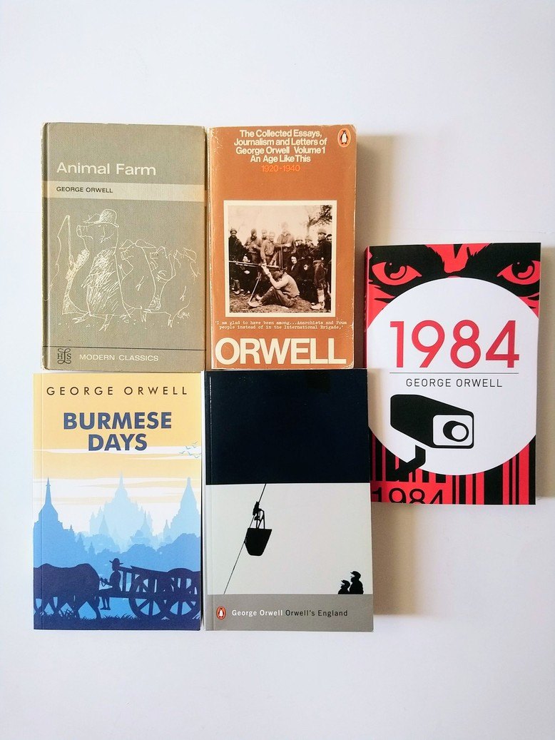 George Orwell books!!