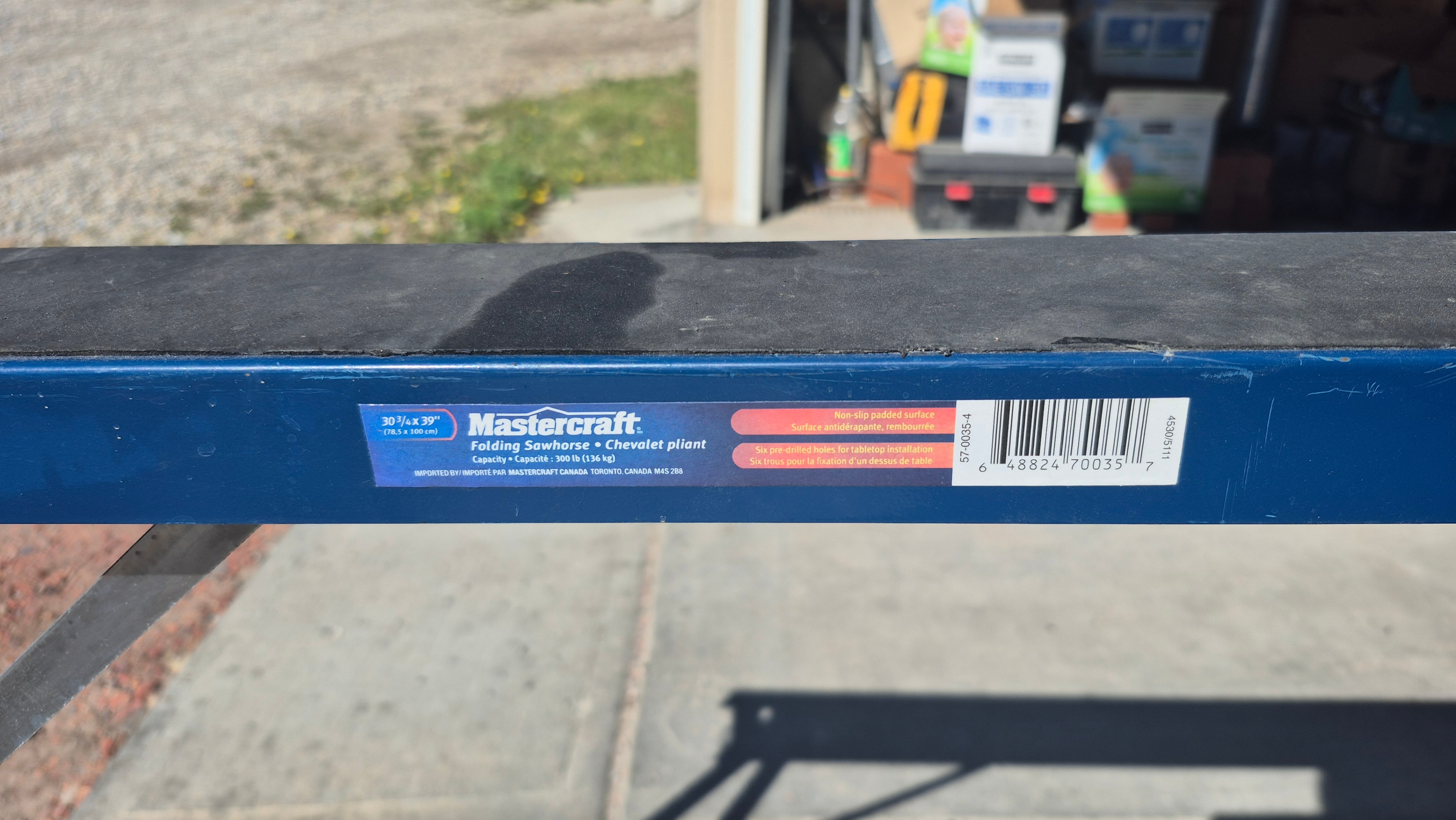 Mastercraft Folding Sawhorse, Set of 2 - photo 2
