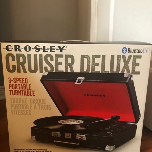 Crosley Portable Electronic Vinyl Record Player with Bluetooth