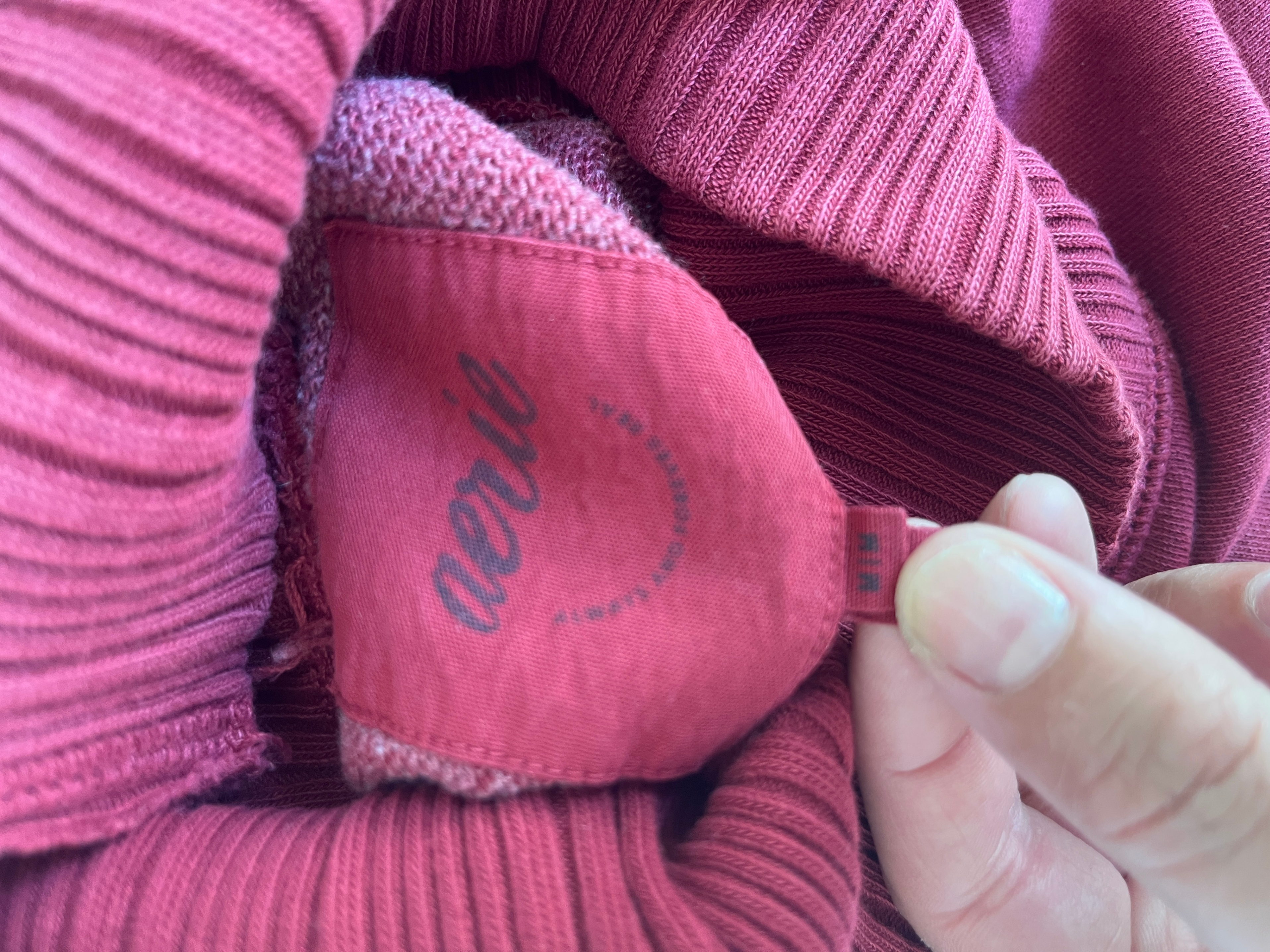 Aerie Mock Neck Sweatshirt - Red - photo 3