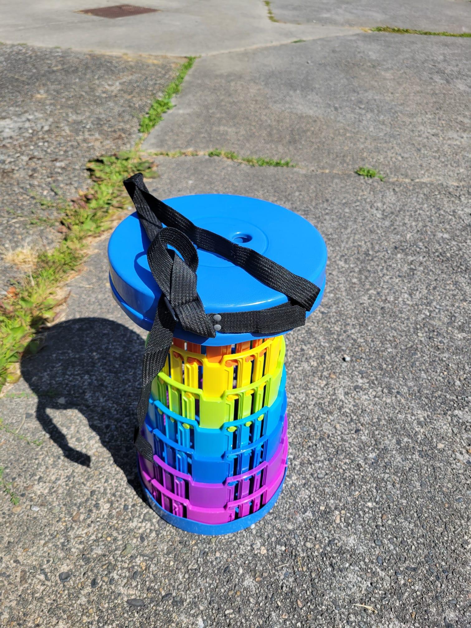 Portable Folding Stool – Adjustable Height - photo 3