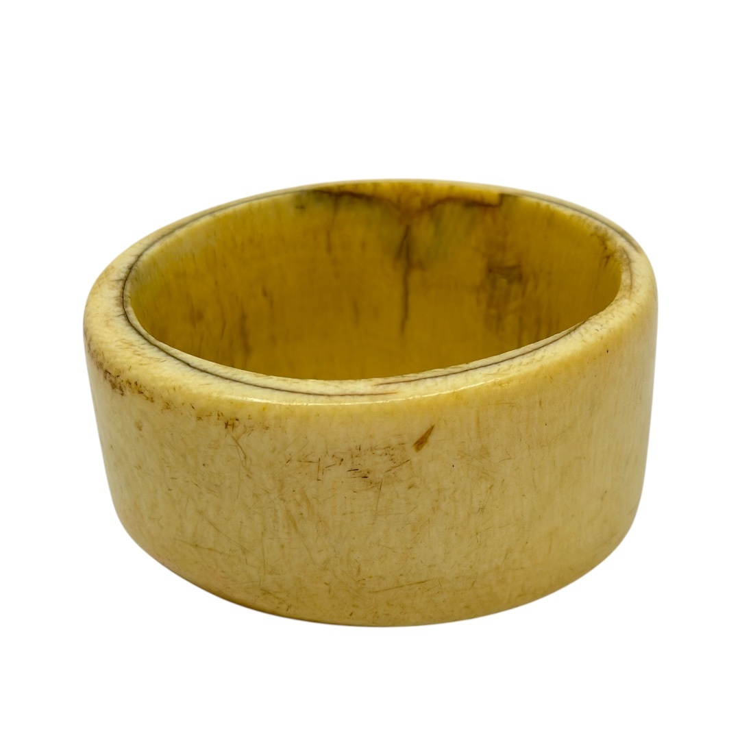 Vintage African ivory bangle bracelet - GM1201 - photo 5