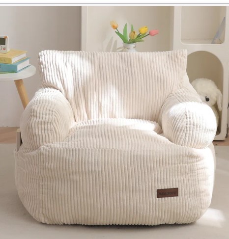 Cream Corduroy Toddler/Kid's Chair