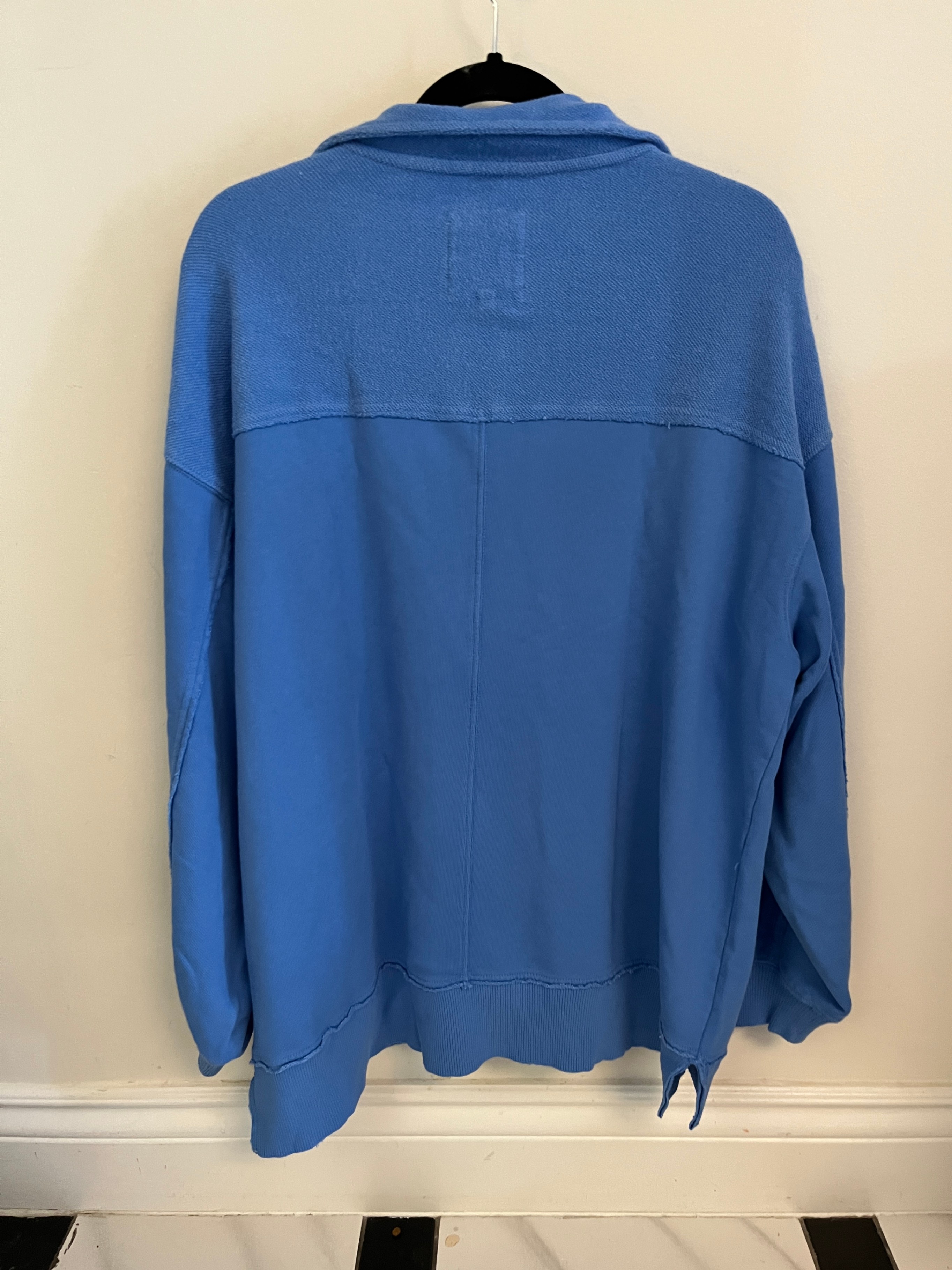 Aerie Blue Quarter-Zip Sweatshirt - Size M - photo 2