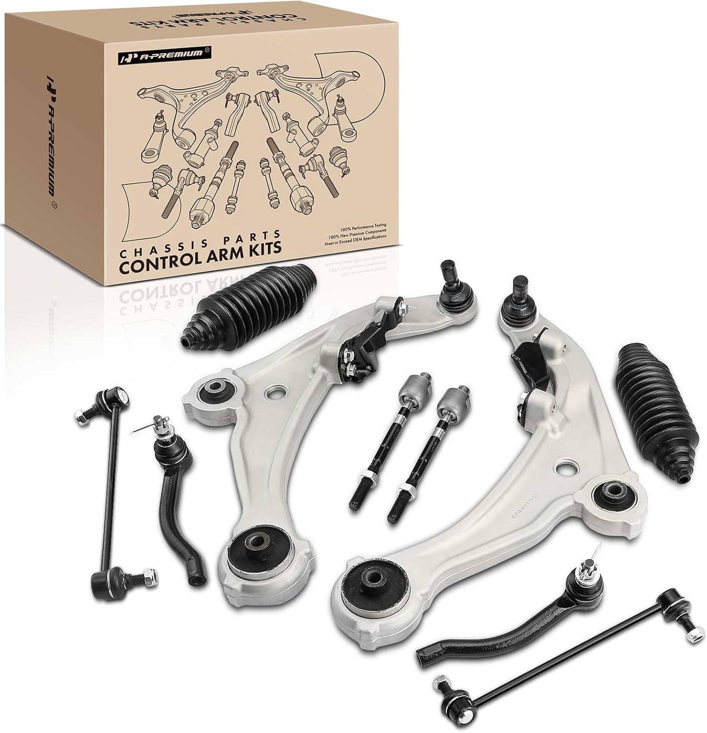 Set of 10, Front Lower Control Arm Nissan Altima 2007-2013